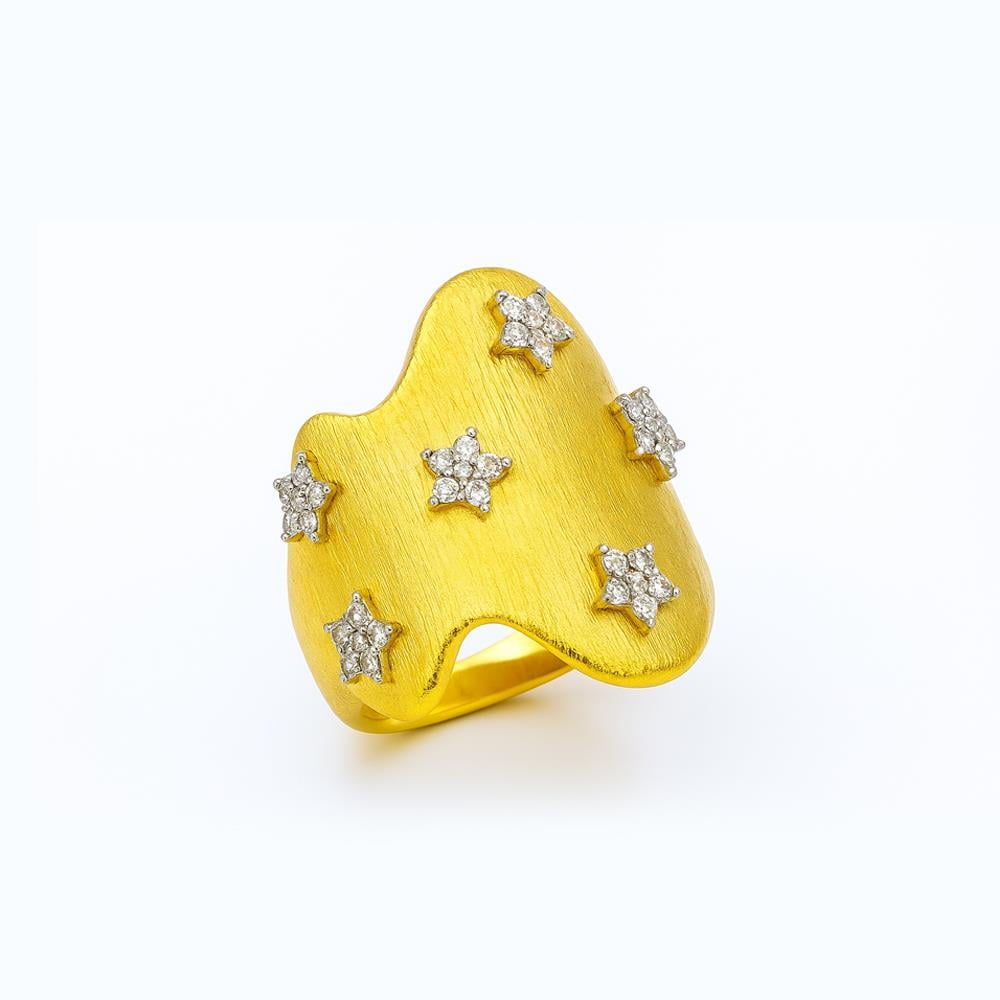 925 Ayar Gümüş Noira Yıldız Işıltısı Yüzük