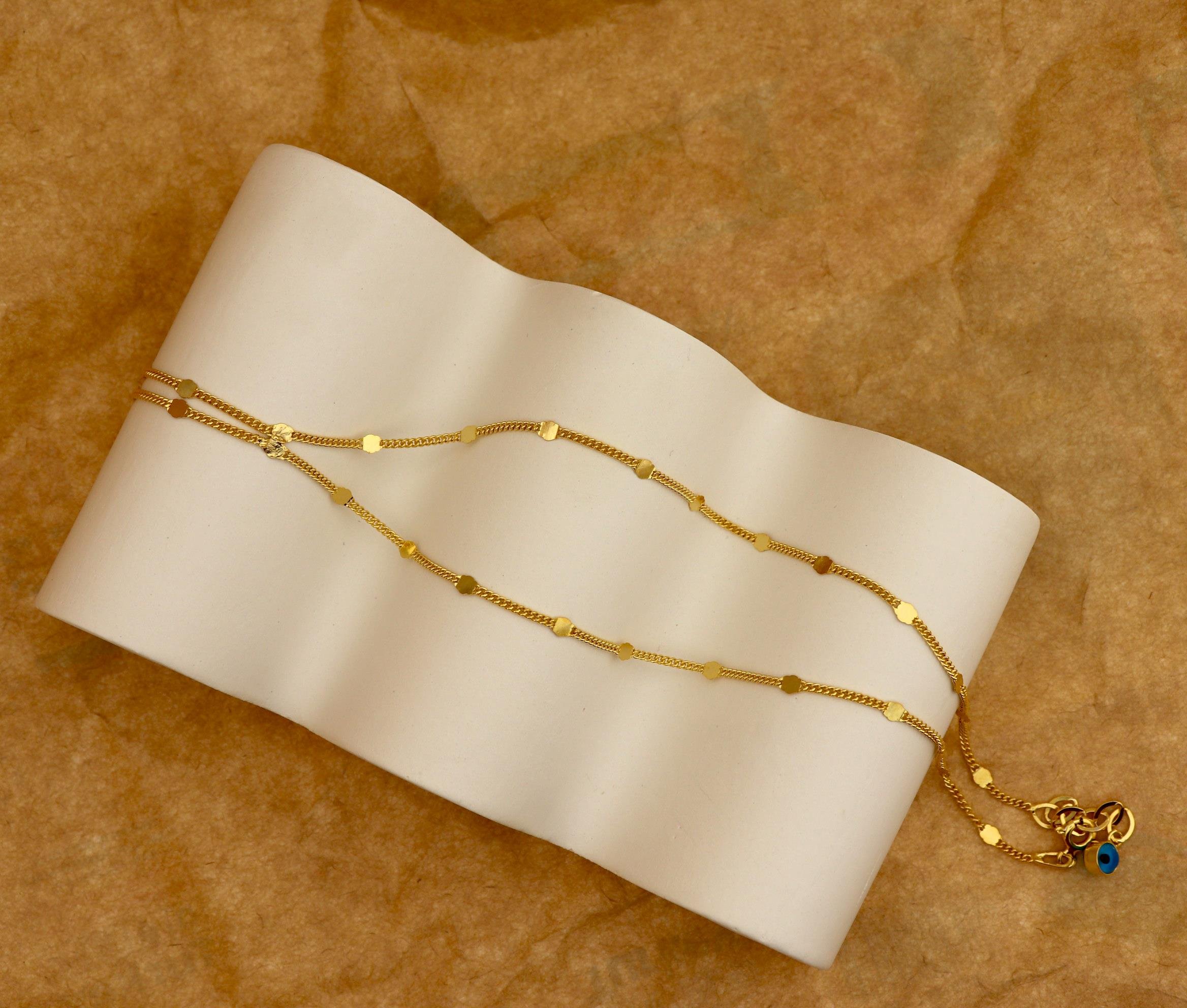 925 Ayar Gümüş Pullu Zincirli Nazar Detaylı Şahmeran