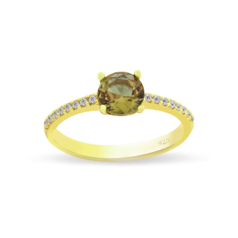 925 Ayar Gümüş Renk Değiştiren Zultanit Taş Yüzük