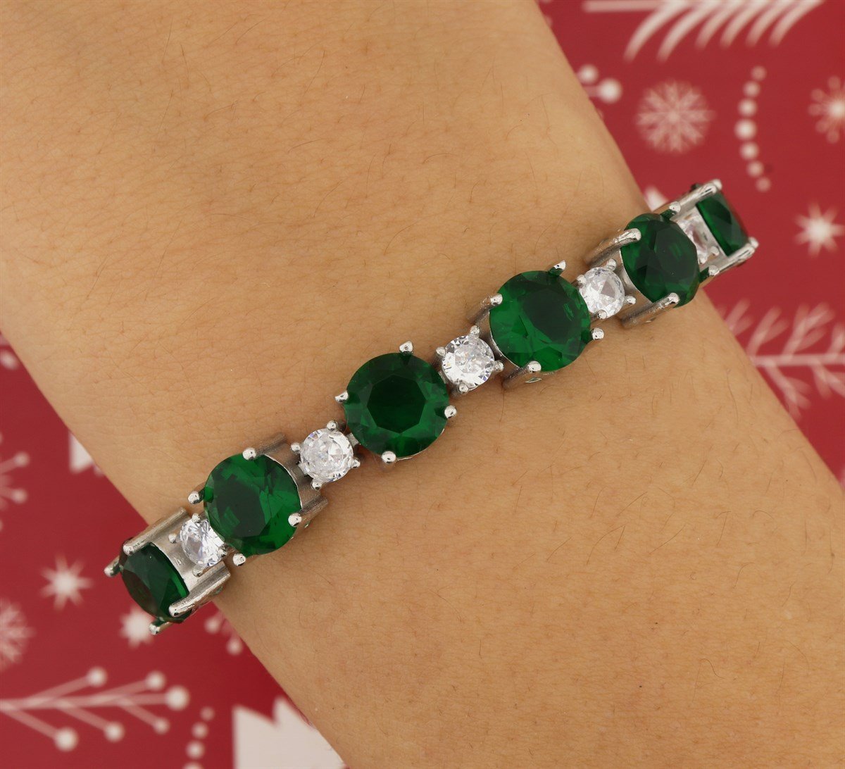 925 Ayar Gümüş Rodyum Kaplama Asansörlü Bileklik