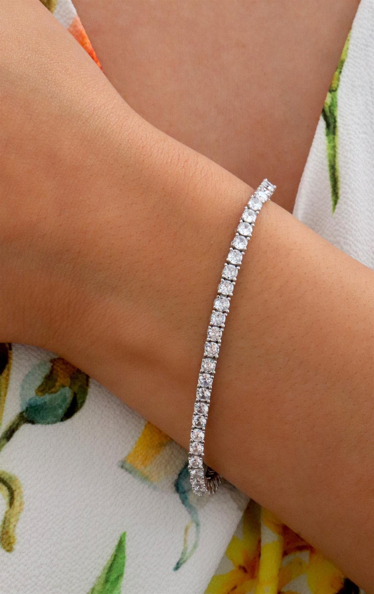 925 Ayar Gümüş Rodyumlu Su Yolu Baget Düğün Takı Seti