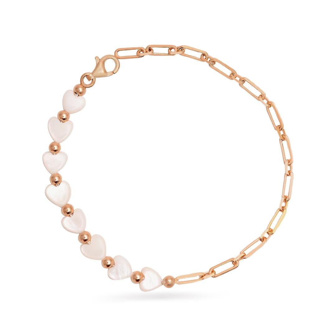 925 Ayar Gümüş Sedef Taşlı Adore Halhal