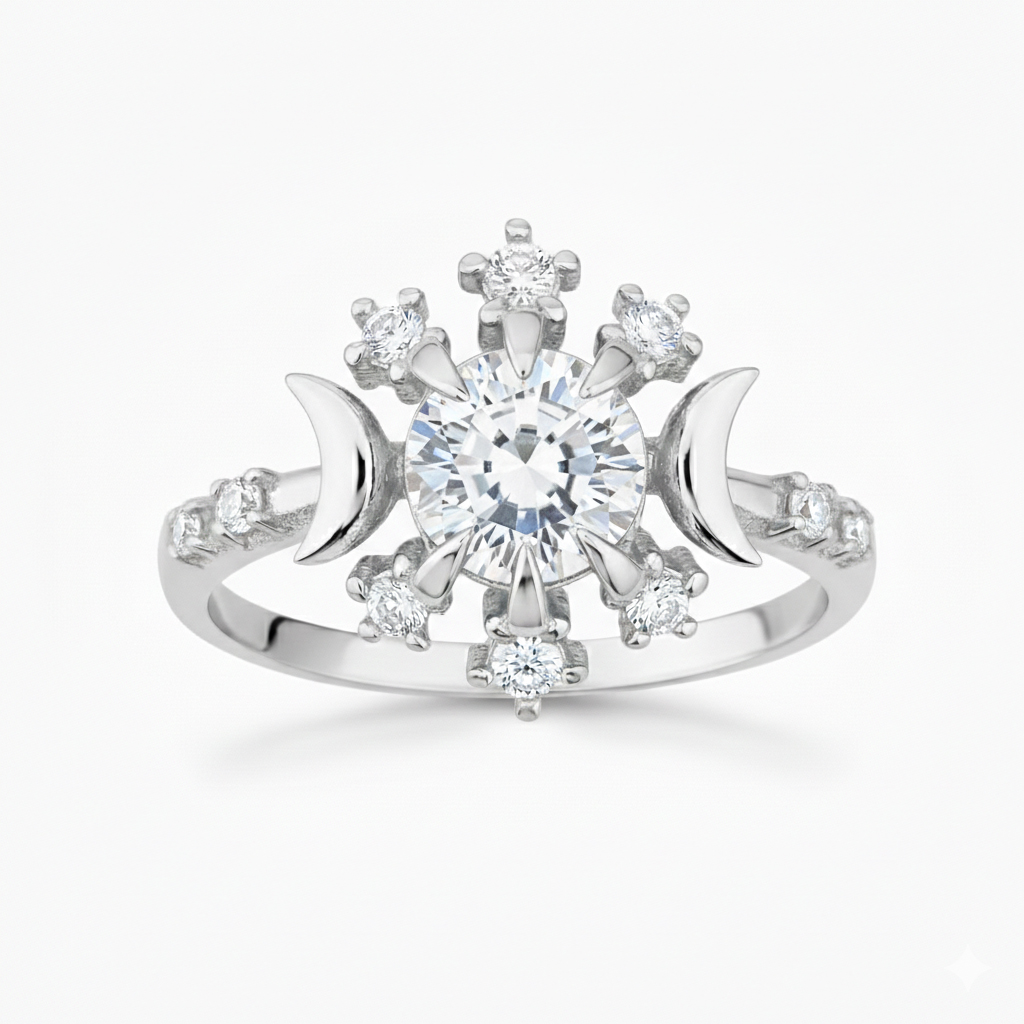 925 Ayar Gümüş Şık Yüzük