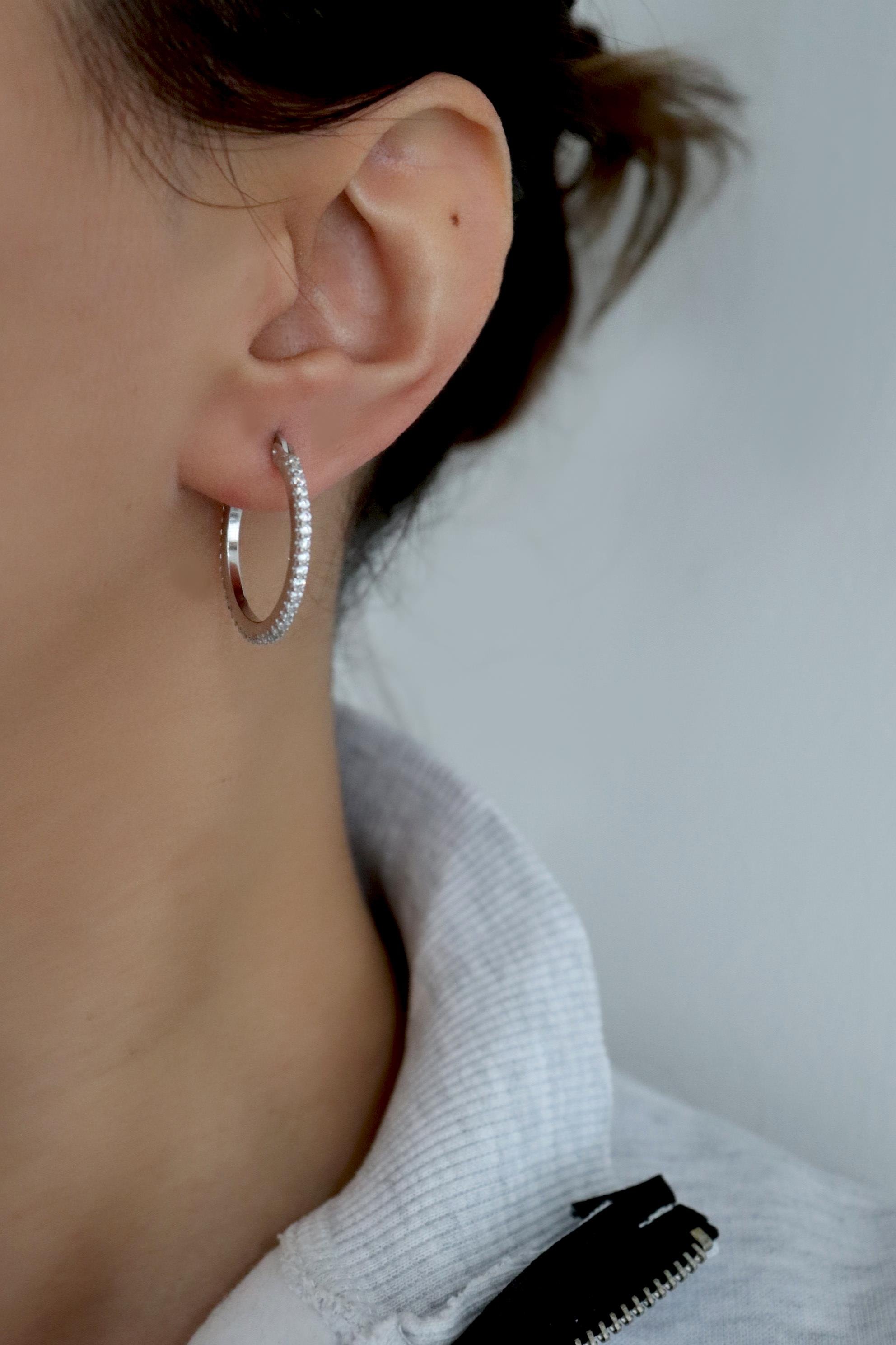 925 Ayar Gümüş Swarovski Zirkon Taşlı Halka Küper