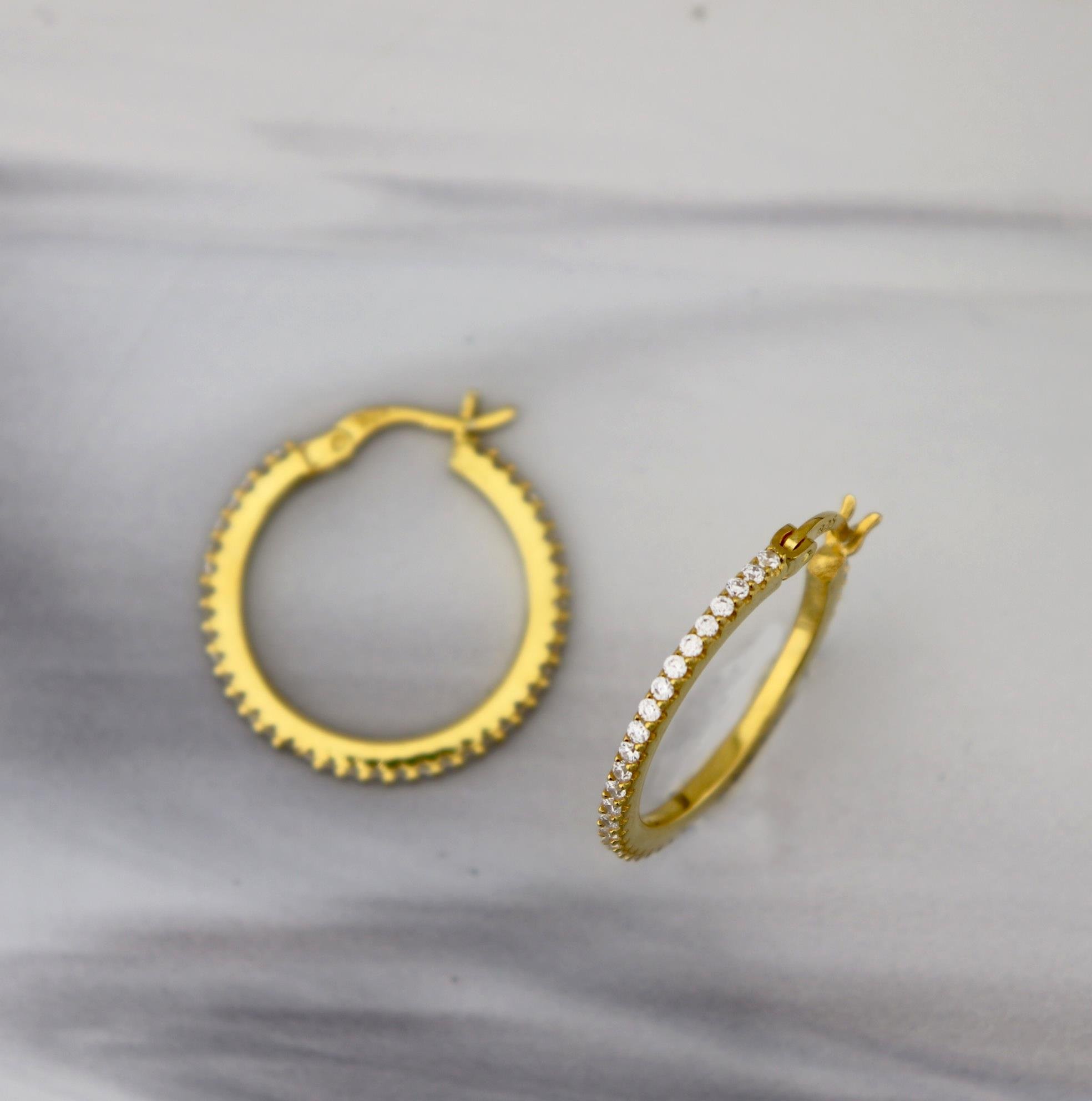 925 Ayar Gümüş Swarovski Zirkon Taşlı Halka Küper