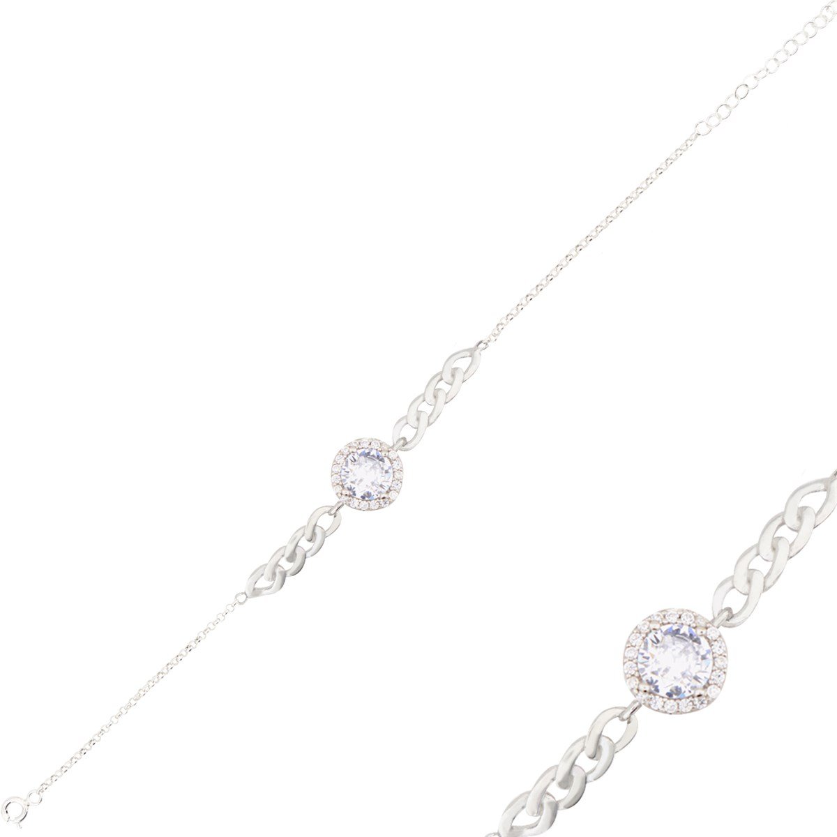 925 Ayar Gümüş Takı Seti  Zincir Detay