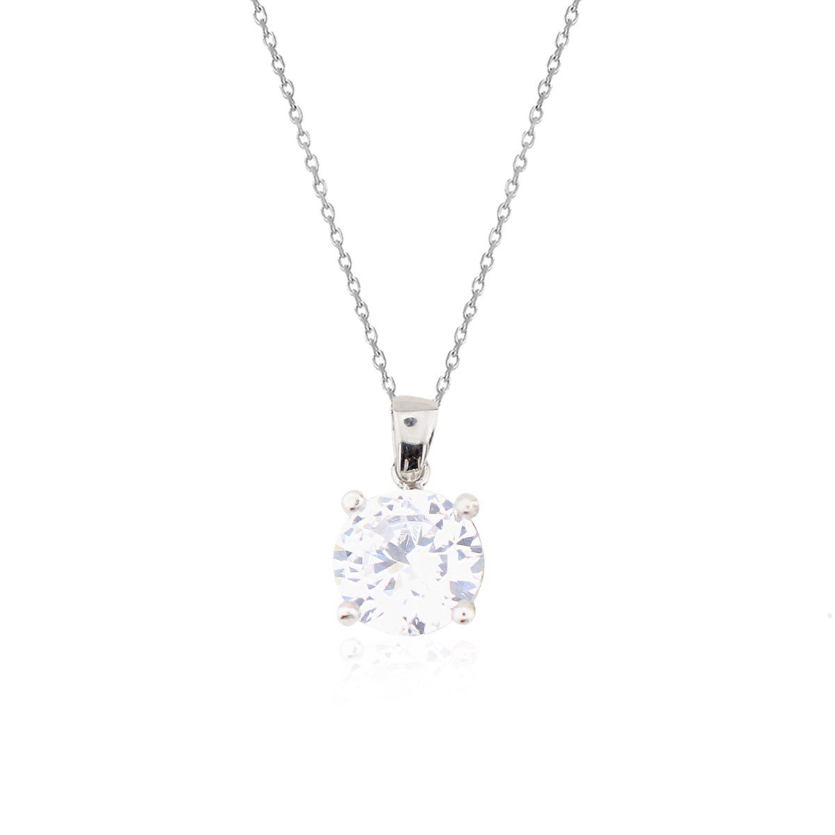 925 Ayar Gümüş Tek Taş Takı Seti