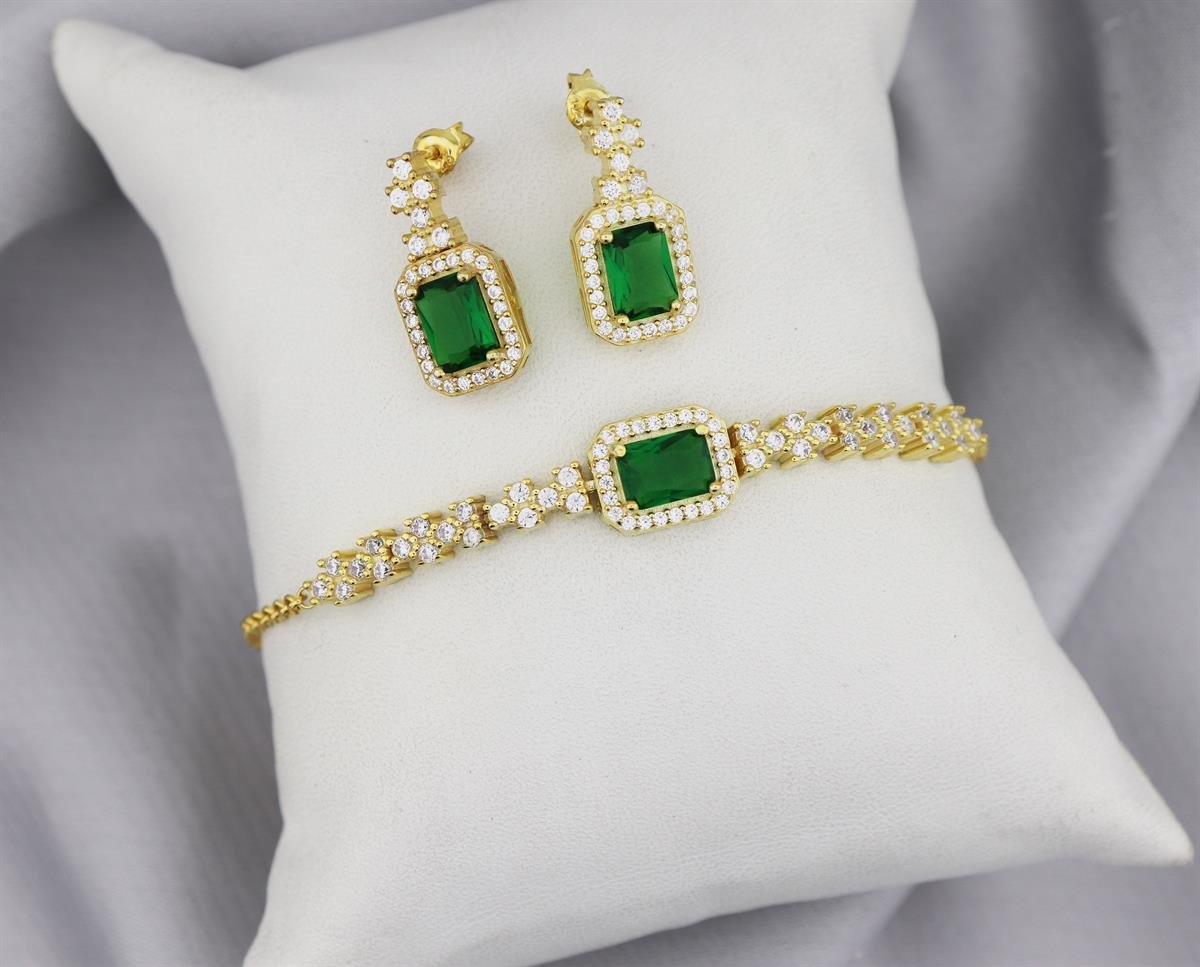 925 Ayar Gümüş Zarif Baget Set