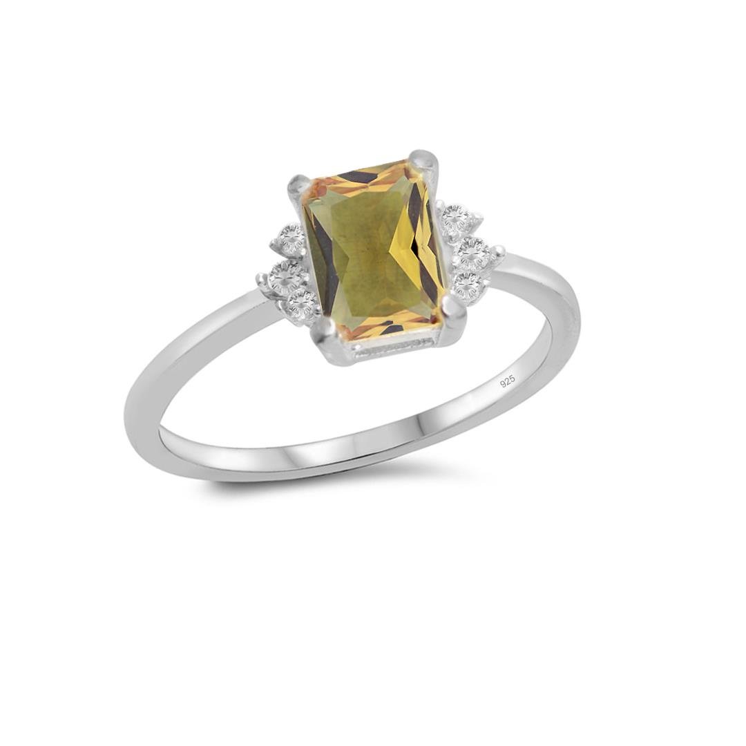 925 Ayar Gümüş Zultanit Baget Taşlı Trend Takı Seti