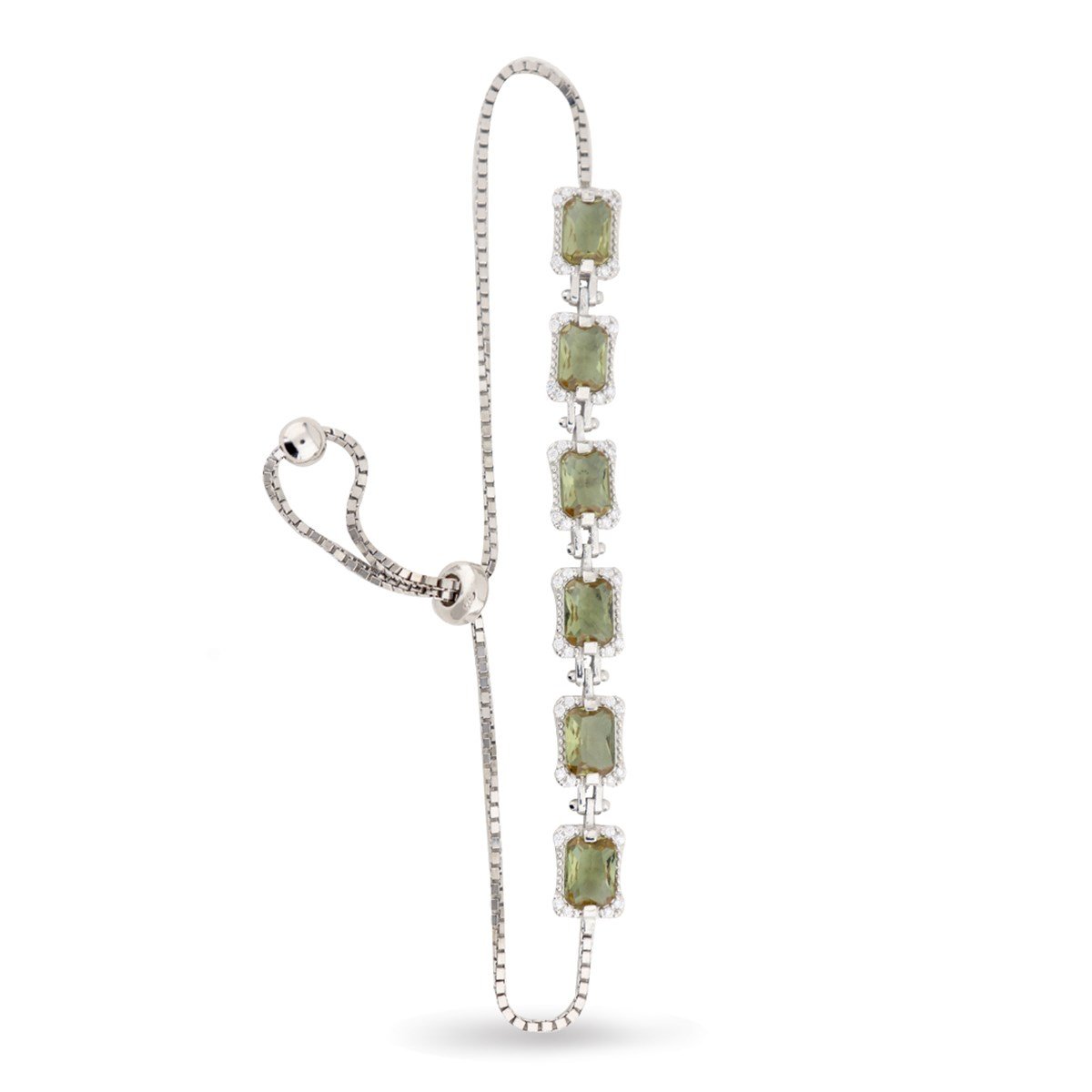 925 Ayar Gümüş Zultanit Taş Asansörlü Bileklik