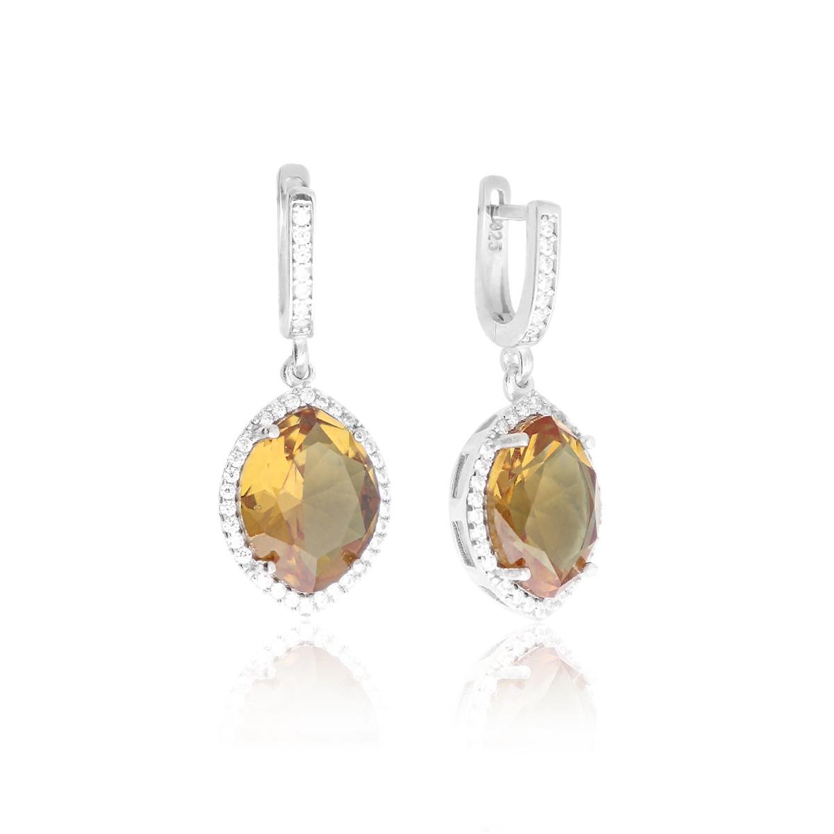 925 Ayar Gümüş Zultanit Taş Özel Kesim Markiz Takı Seti