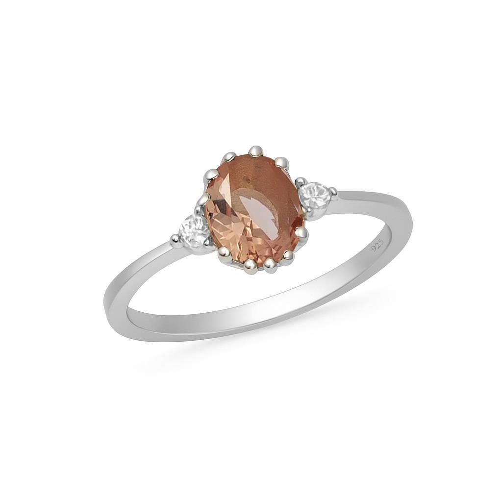 925 Ayar Gümüş Zultanit Taşlı Vintage Yüzük