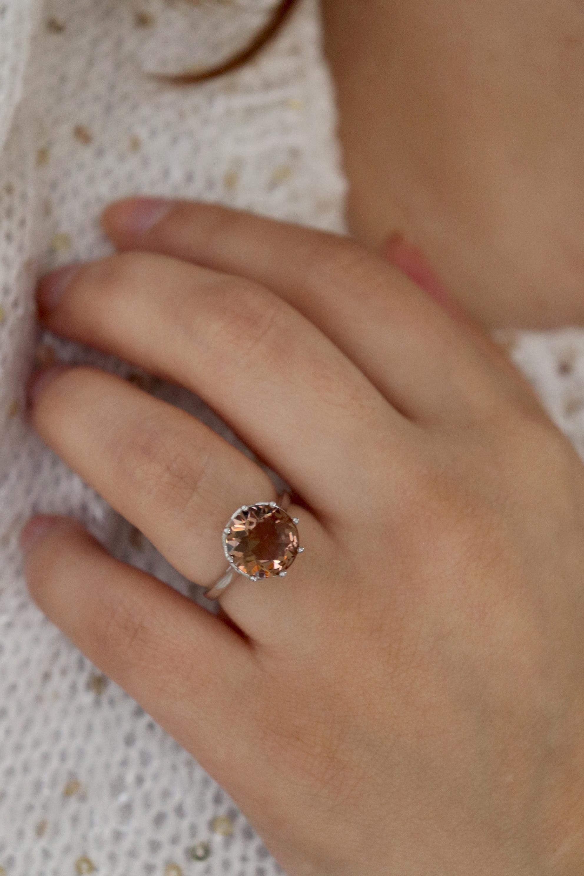 925 Ayar Gümüş Zultanit Tektaş Gümüş Yüzük