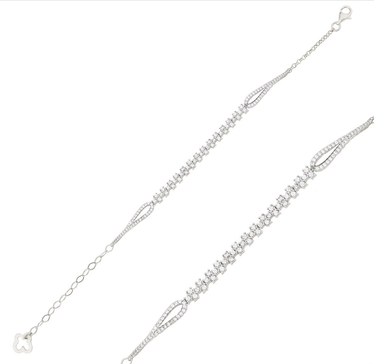 925 Ayar Zarif Gümüş Bileklik