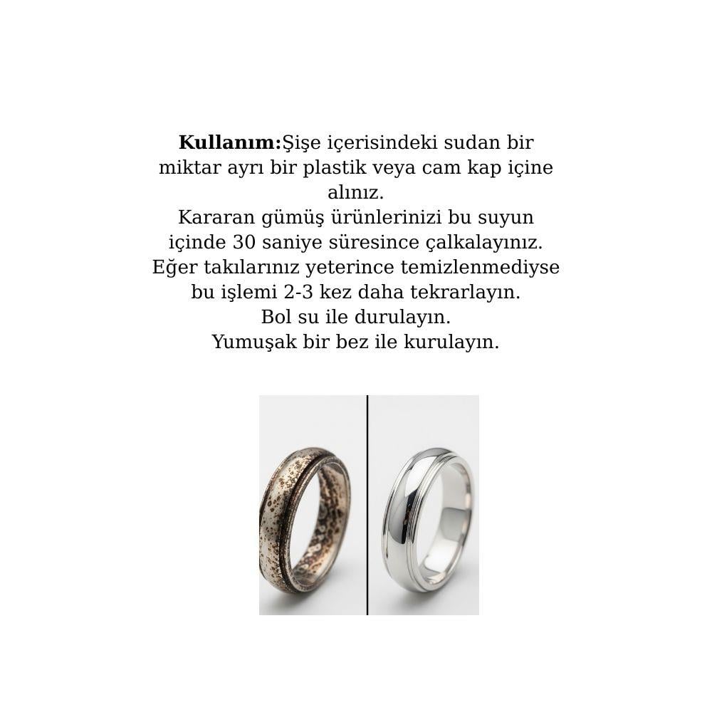 Gümüş Temizleme Suyu - Gümüş Parlatıcısı Takı Temizleyicisi