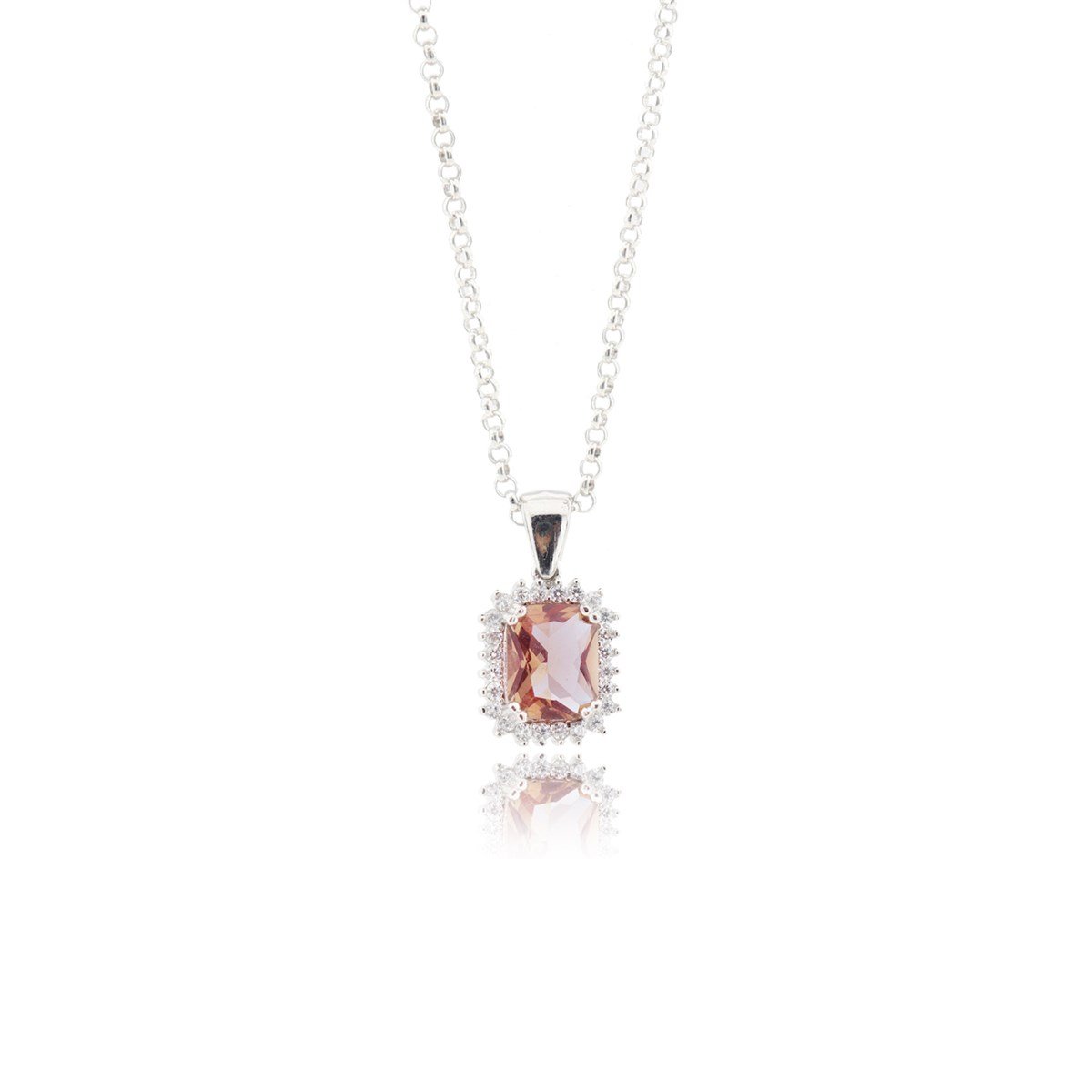 Zultanit Taşlı Zarif Trend Kolye 925 Ayar Gümüş Takı