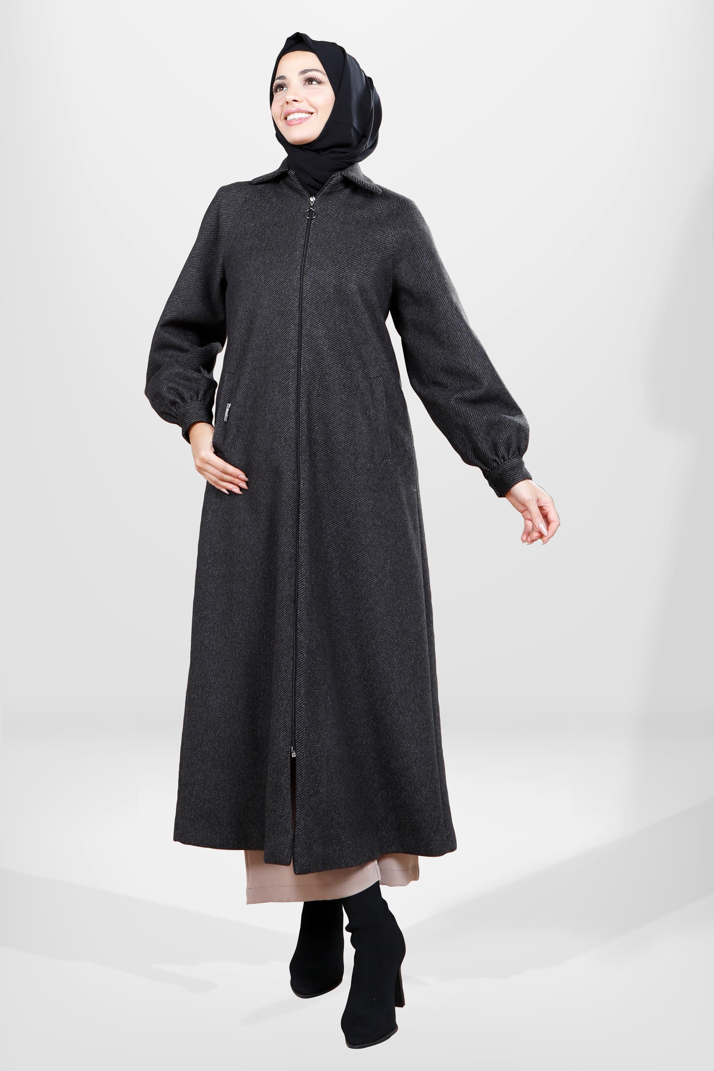 Beyza-3807 MANTO SİYAH