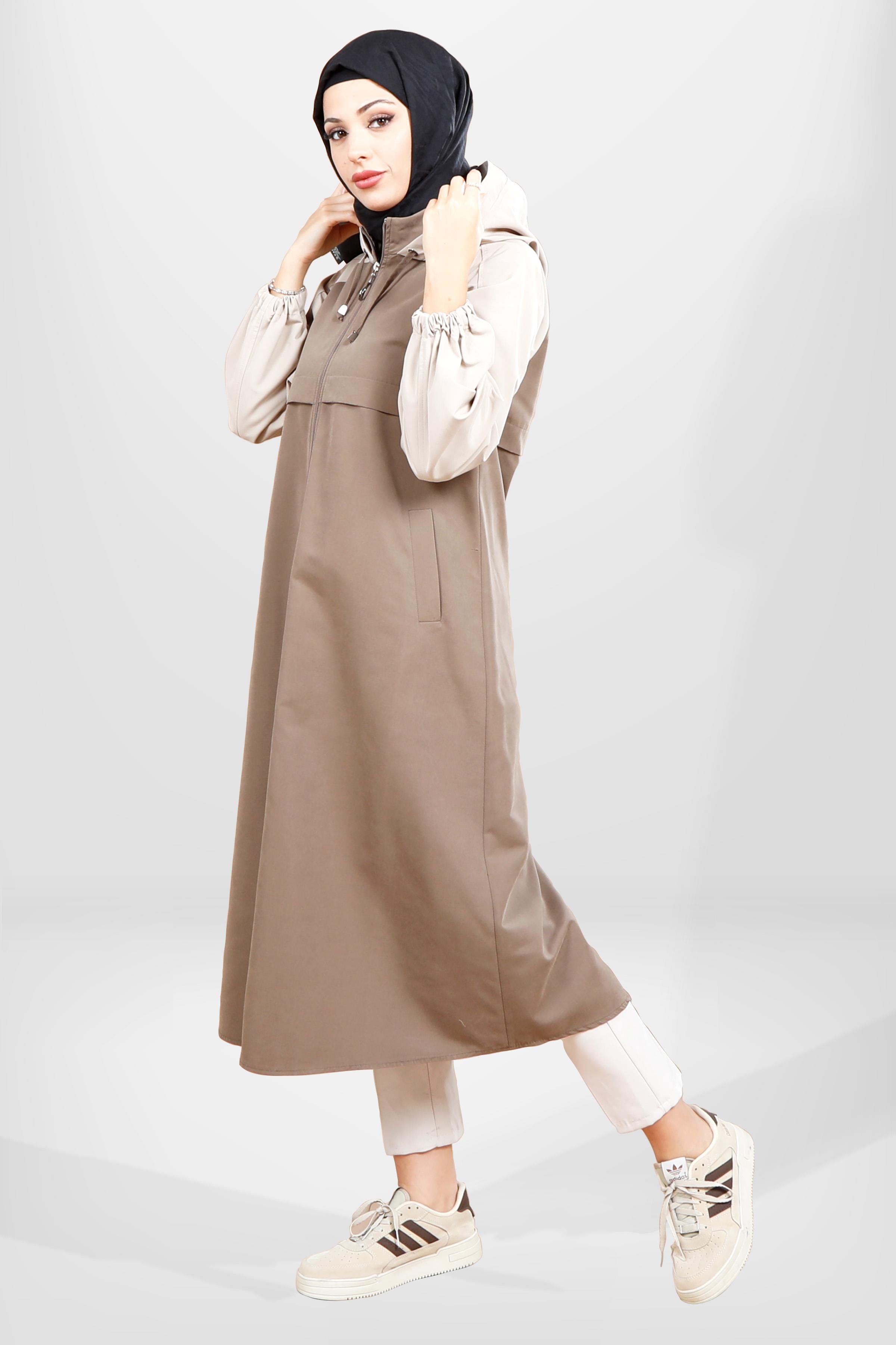 Beyza-3808 TRENÇ TOPRAK