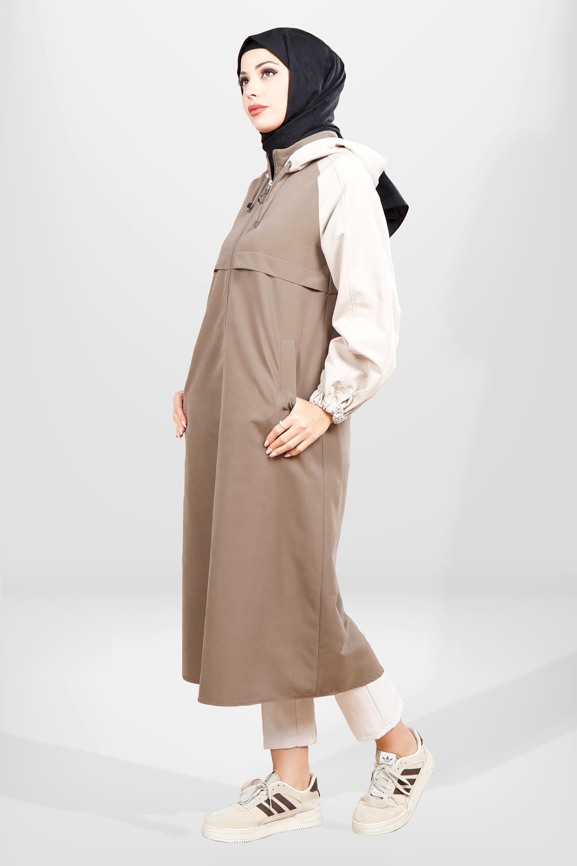 Beyza-3808 TRENÇ TOPRAK