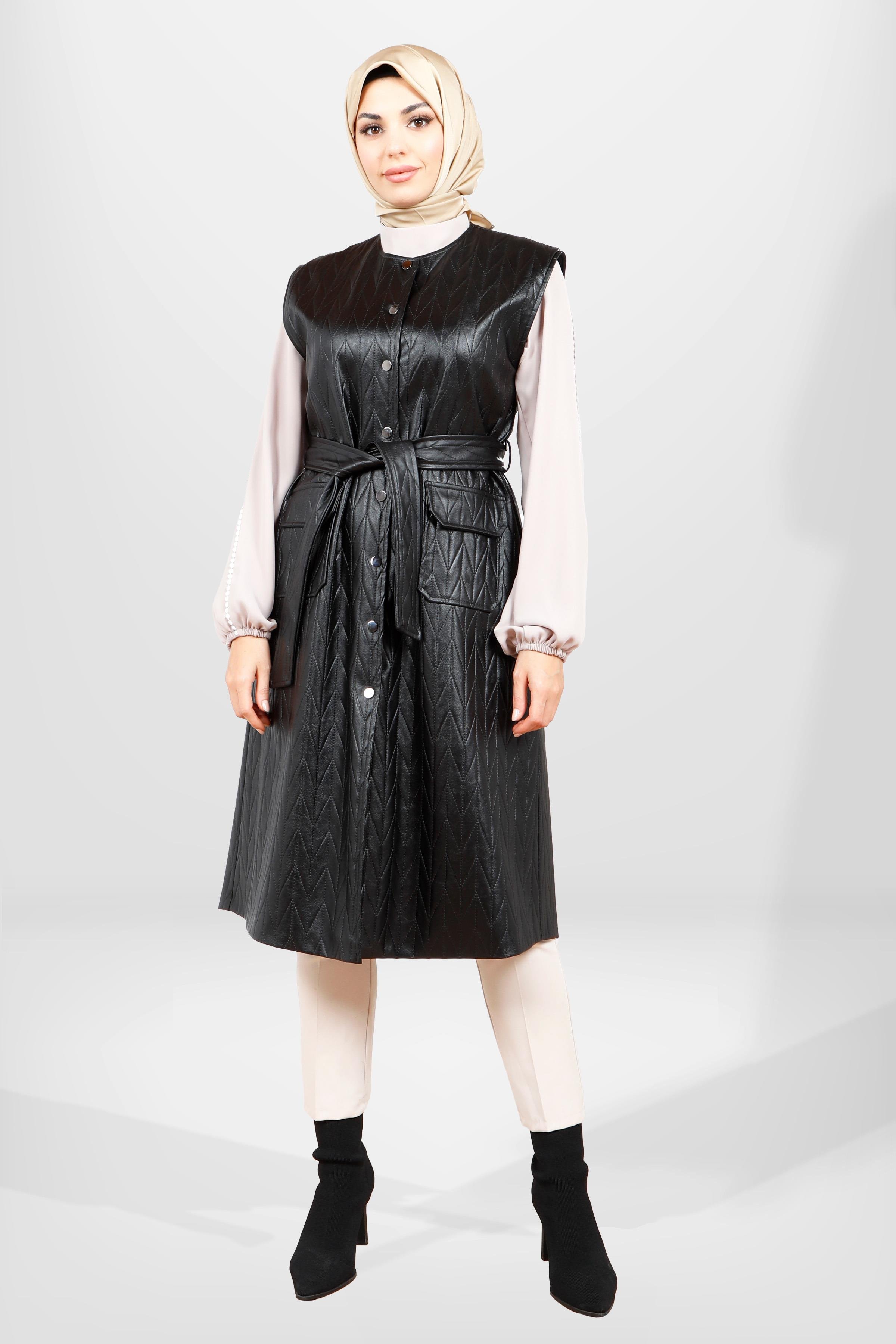 Beyza-3819 YELEK SİYAH