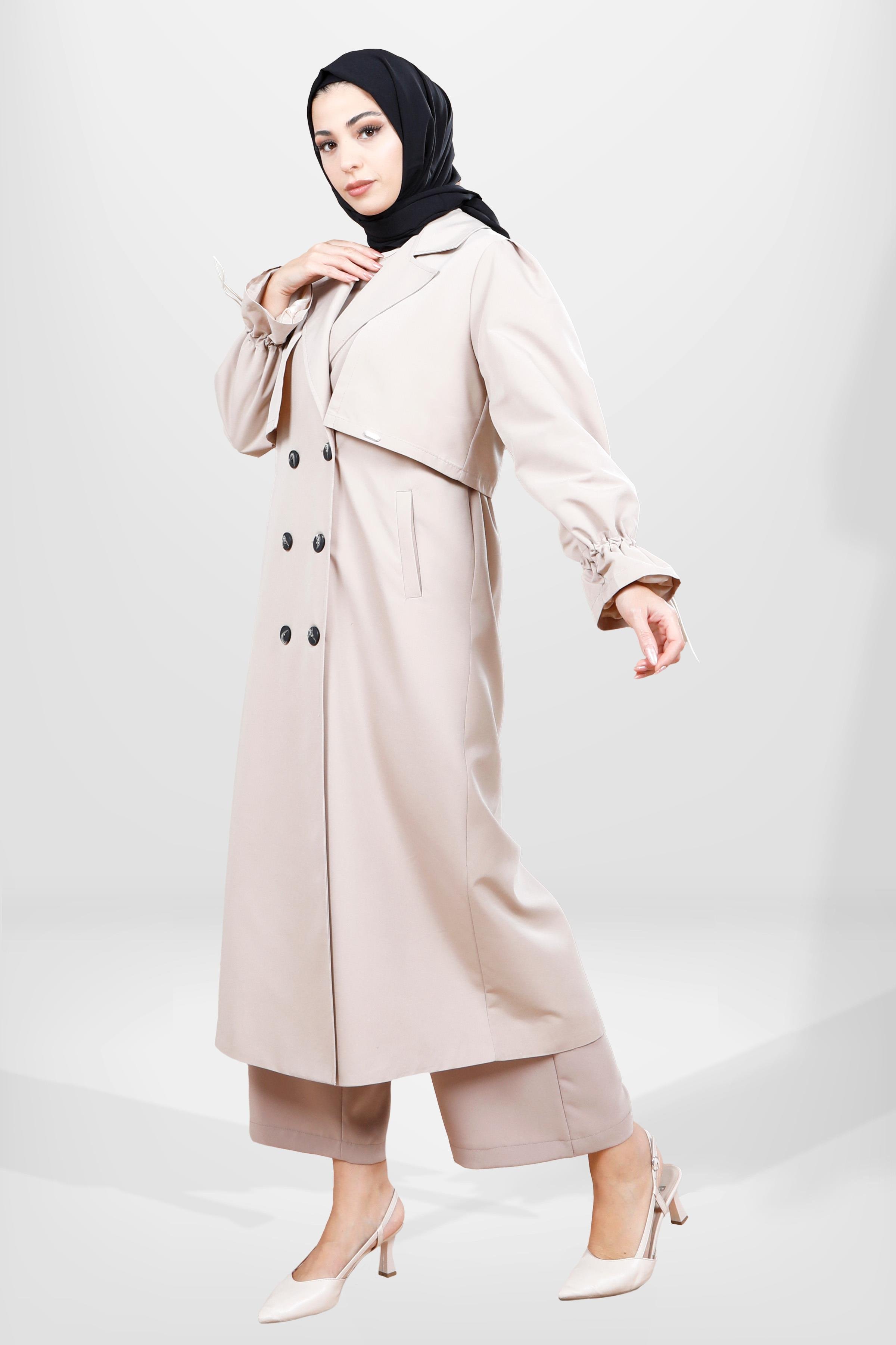 Beyza-3838 TRENÇKOT BEJ