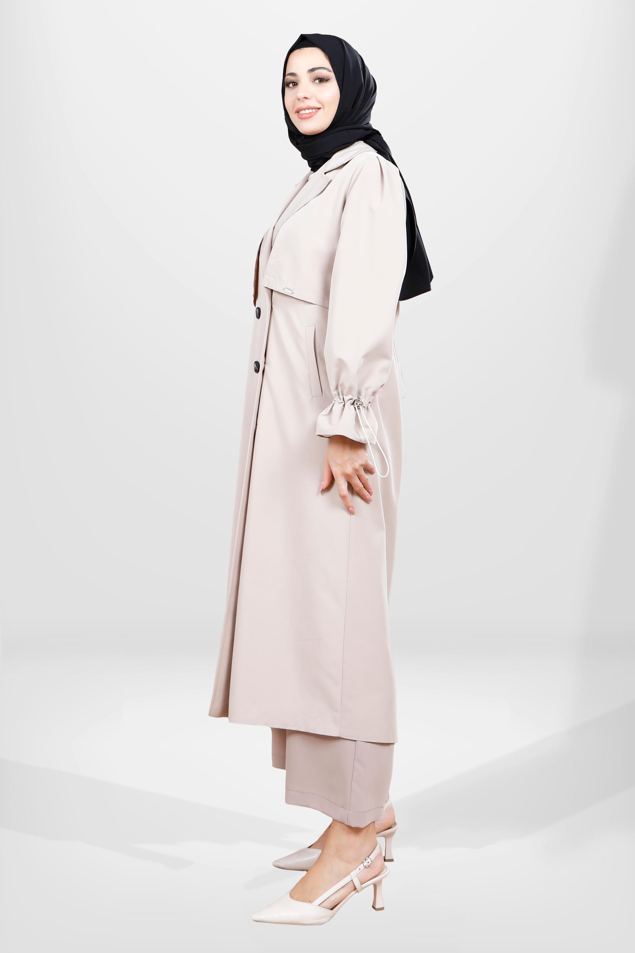 Beyza-3838 TRENÇKOT BEJ