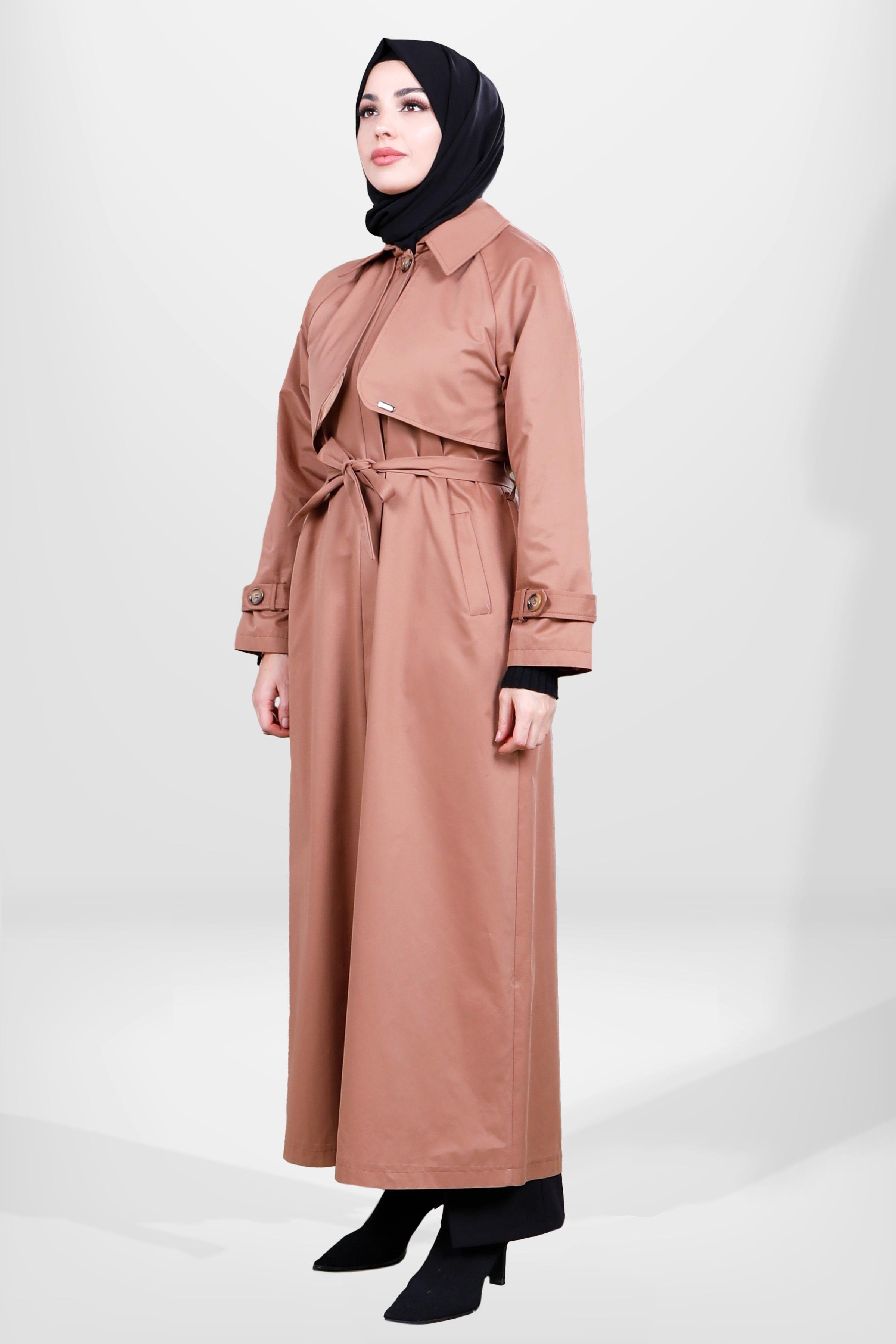 Beyza-3840 TRENÇKOT UZUN TABA