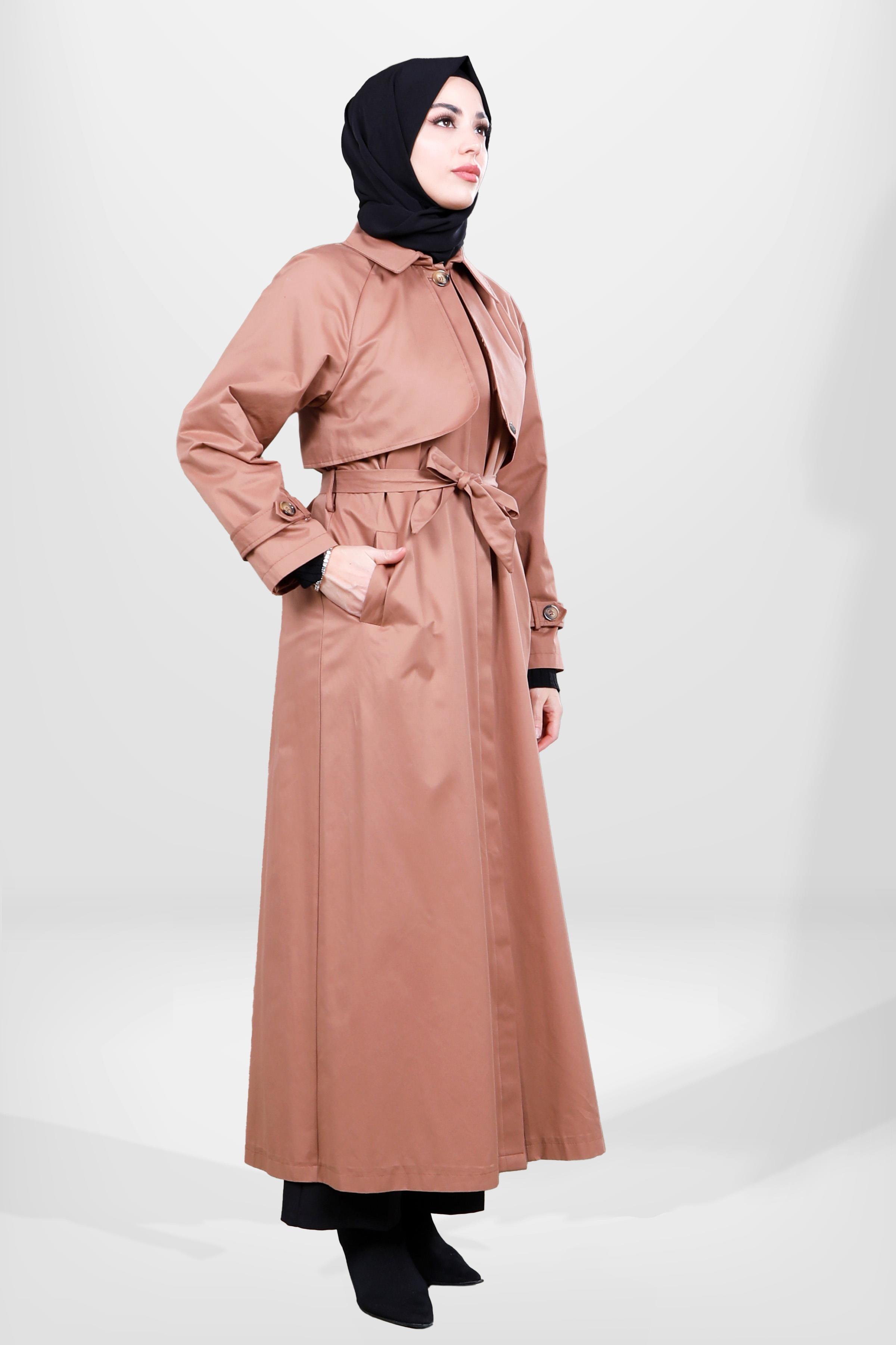 Beyza-3840 TRENÇKOT UZUN TABA