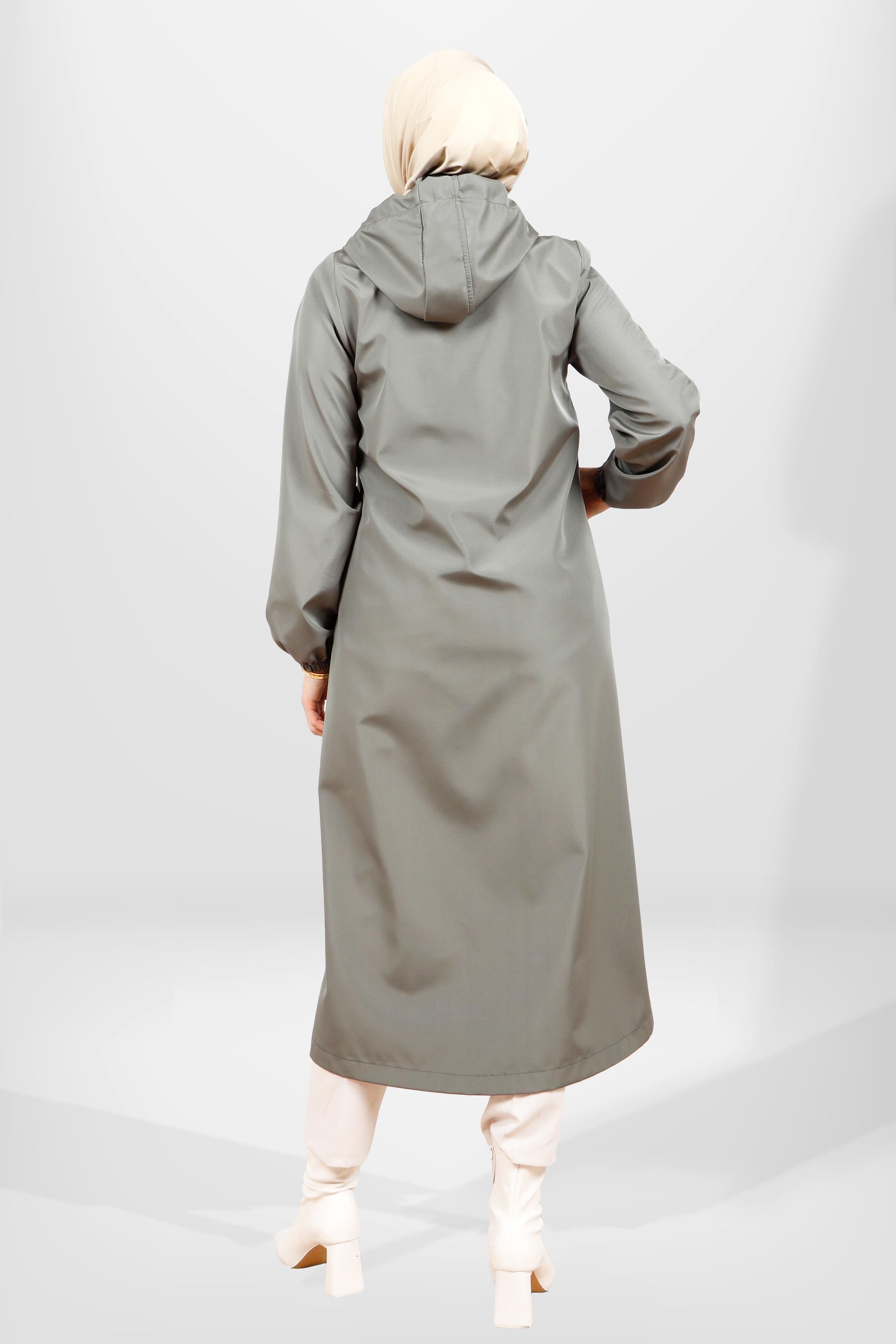 Beyza-3841 KAPŞONLU YAĞMURLUK YEŞİL