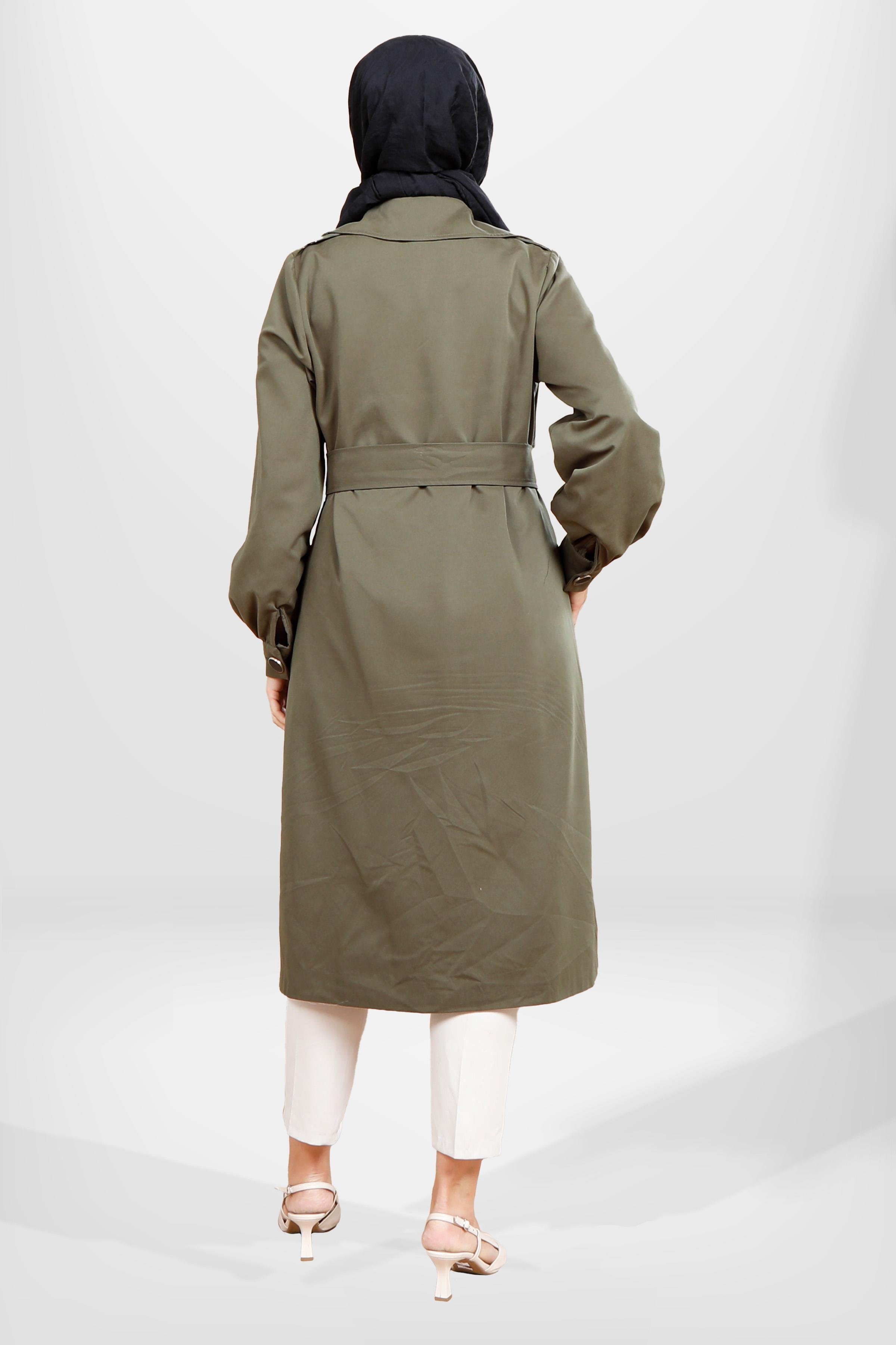 Beyza-3857 TRENÇKOT HAKİ