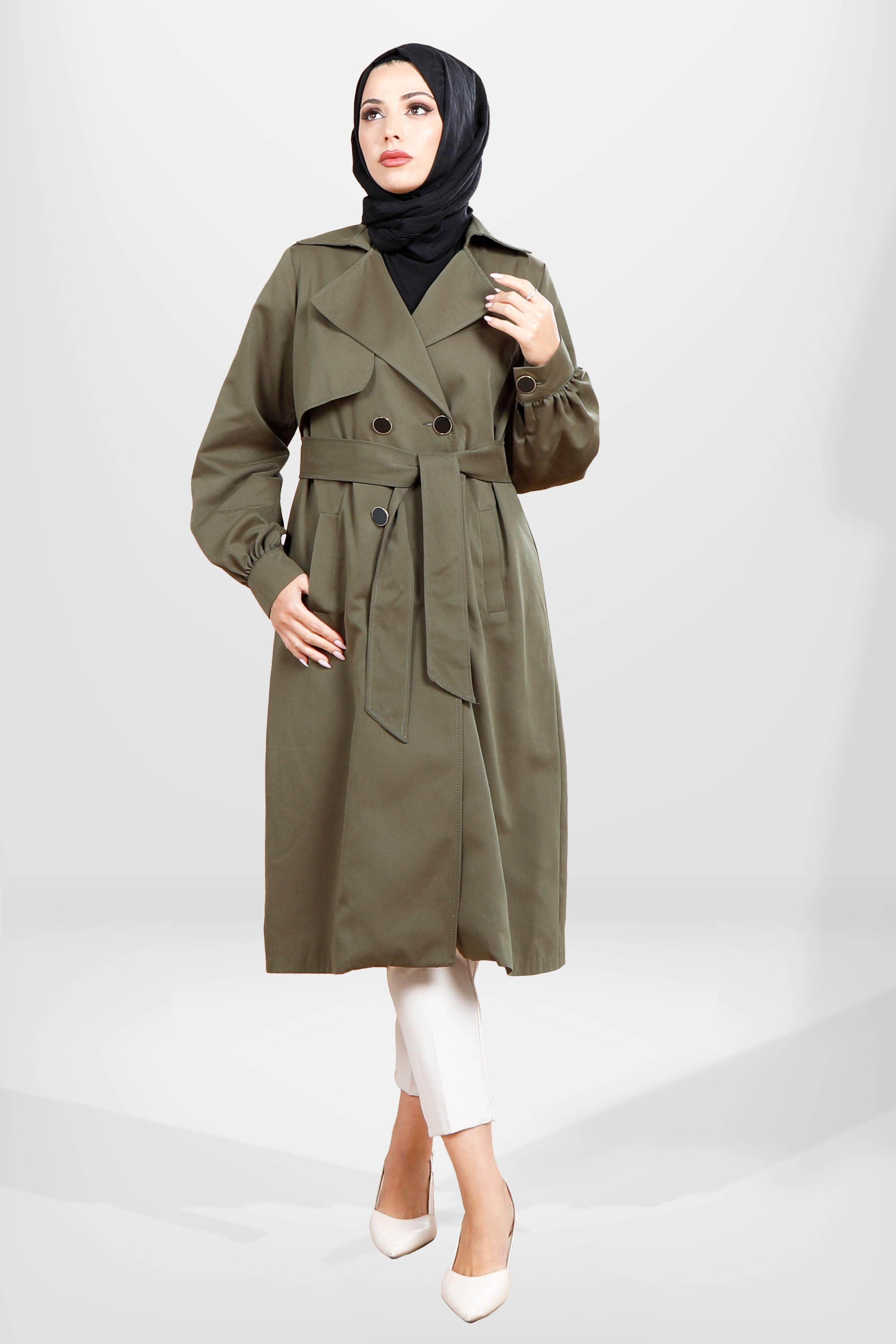 Beyza-3857 TRENÇKOT HAKİ