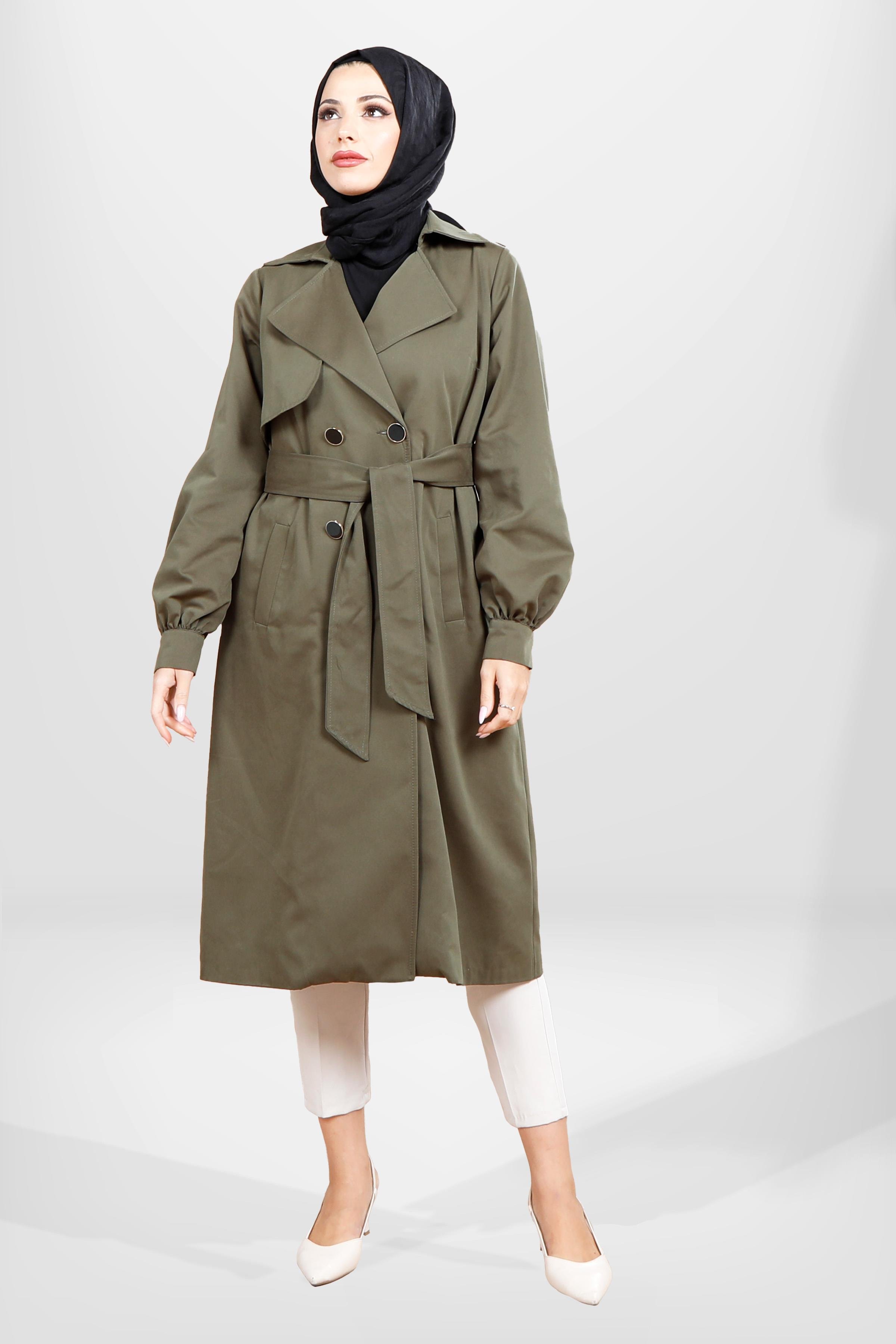 Beyza-3857 TRENÇKOT HAKİ