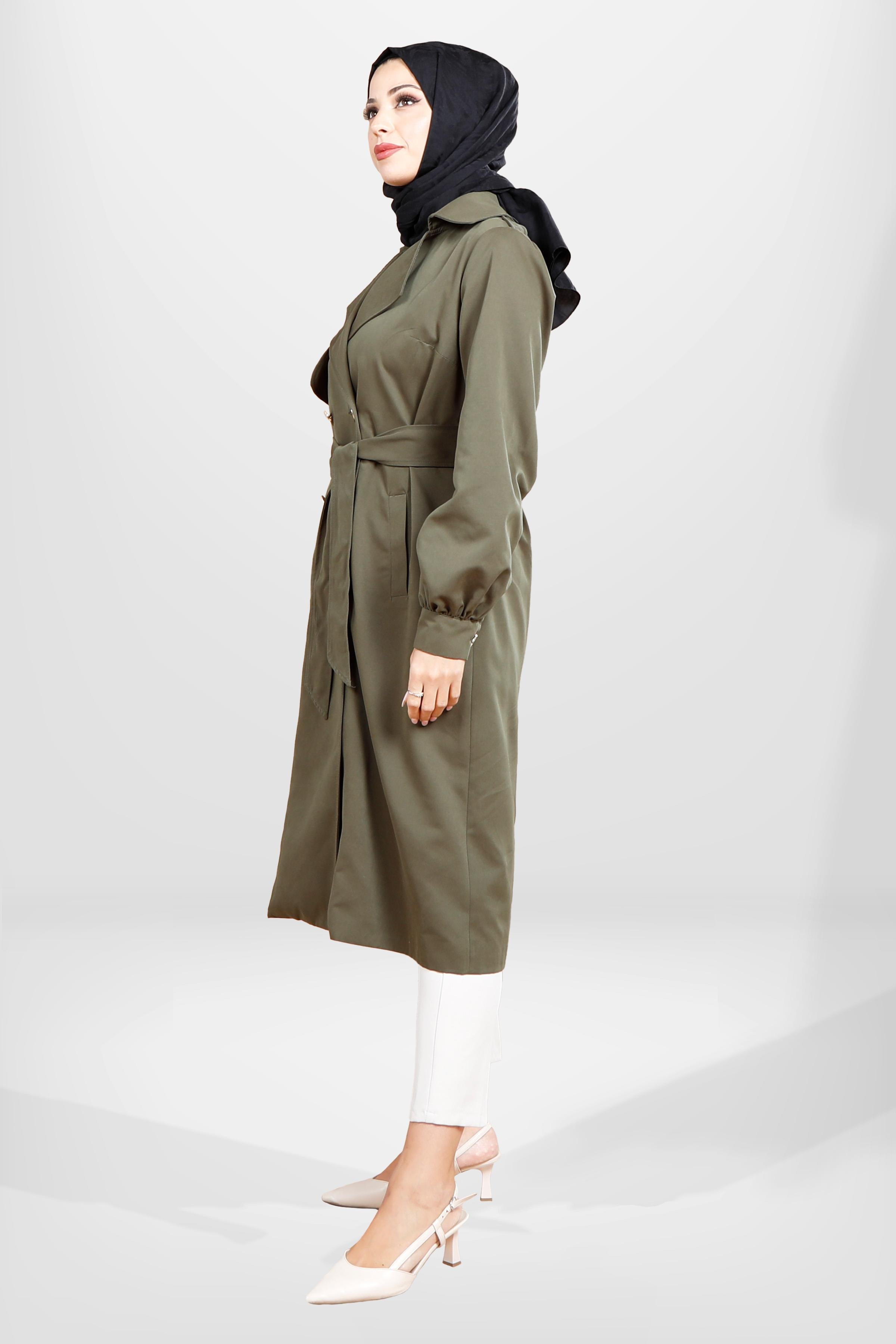 Beyza-3857 TRENÇKOT HAKİ