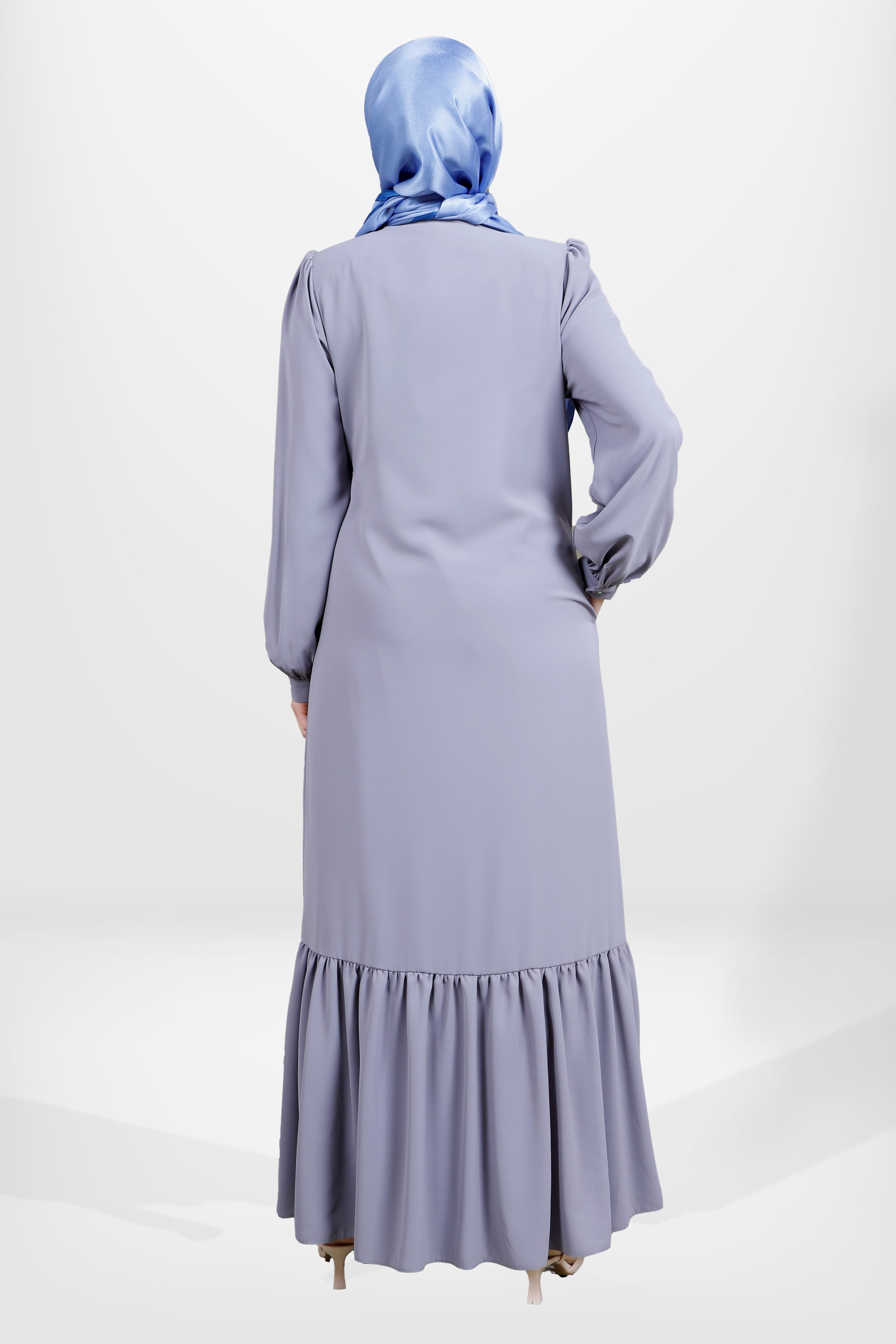 Beyza-3877 FERACE GRİ