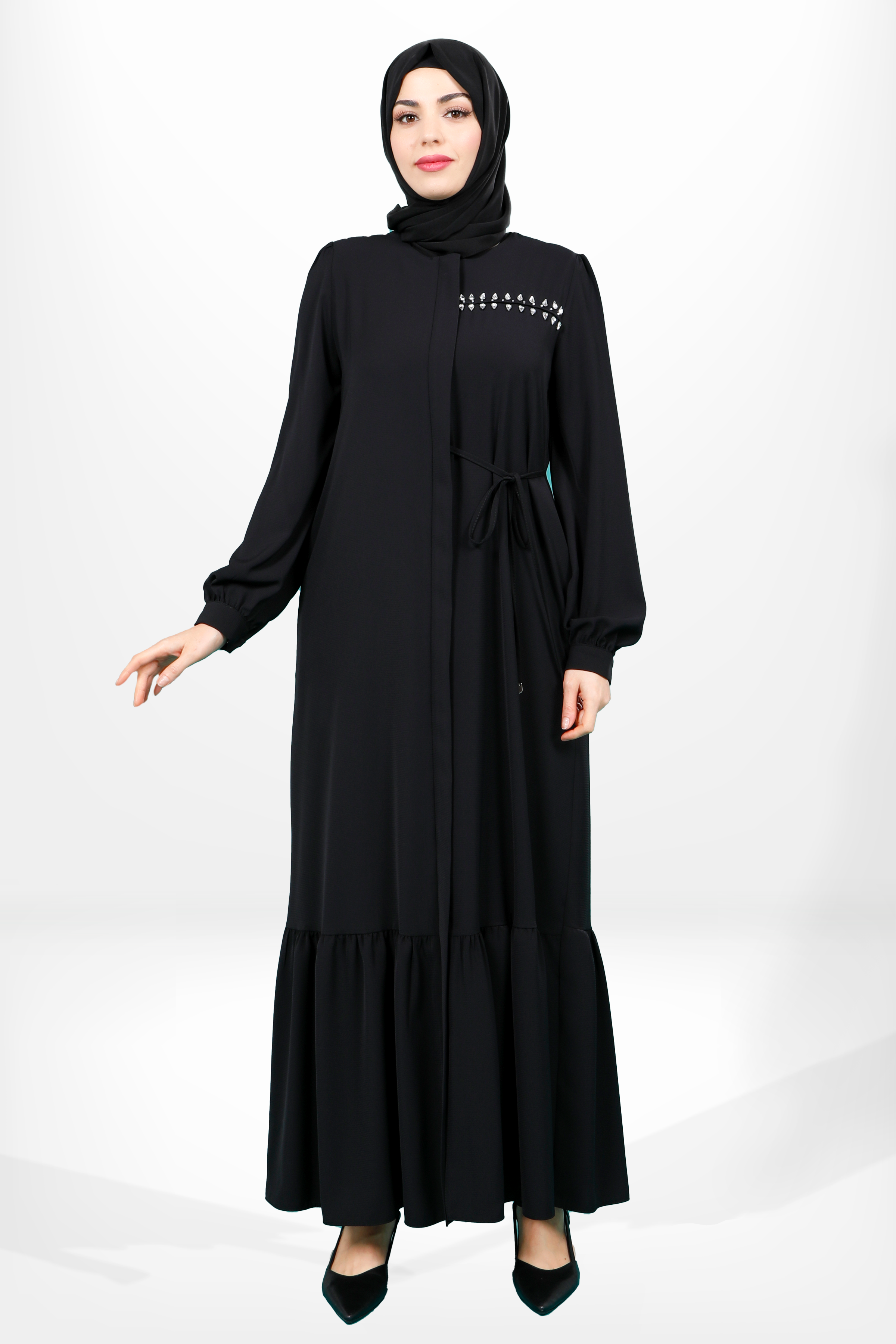 Beyza-3877 FERACE SİYAH