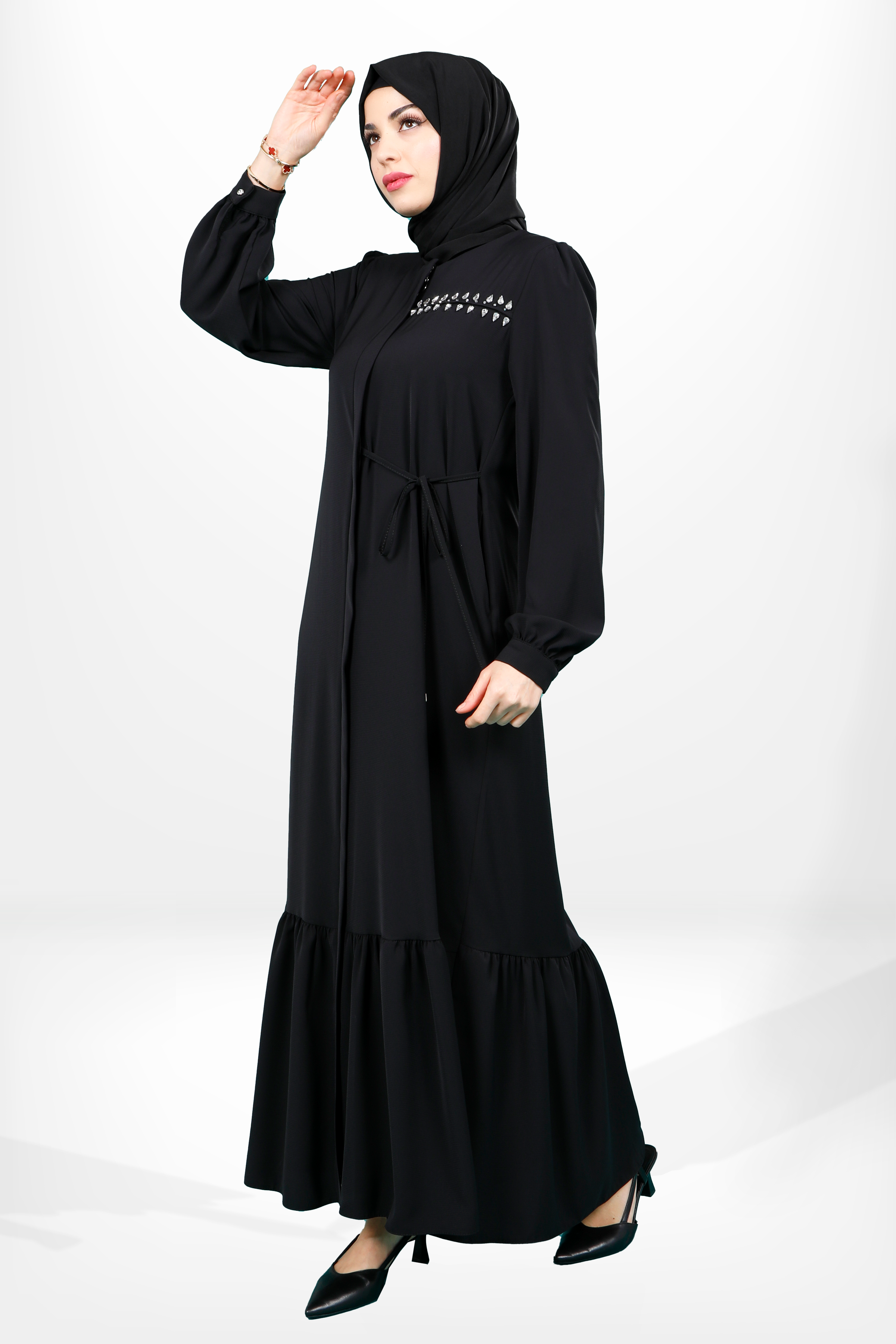 Beyza-3877 FERACE SİYAH