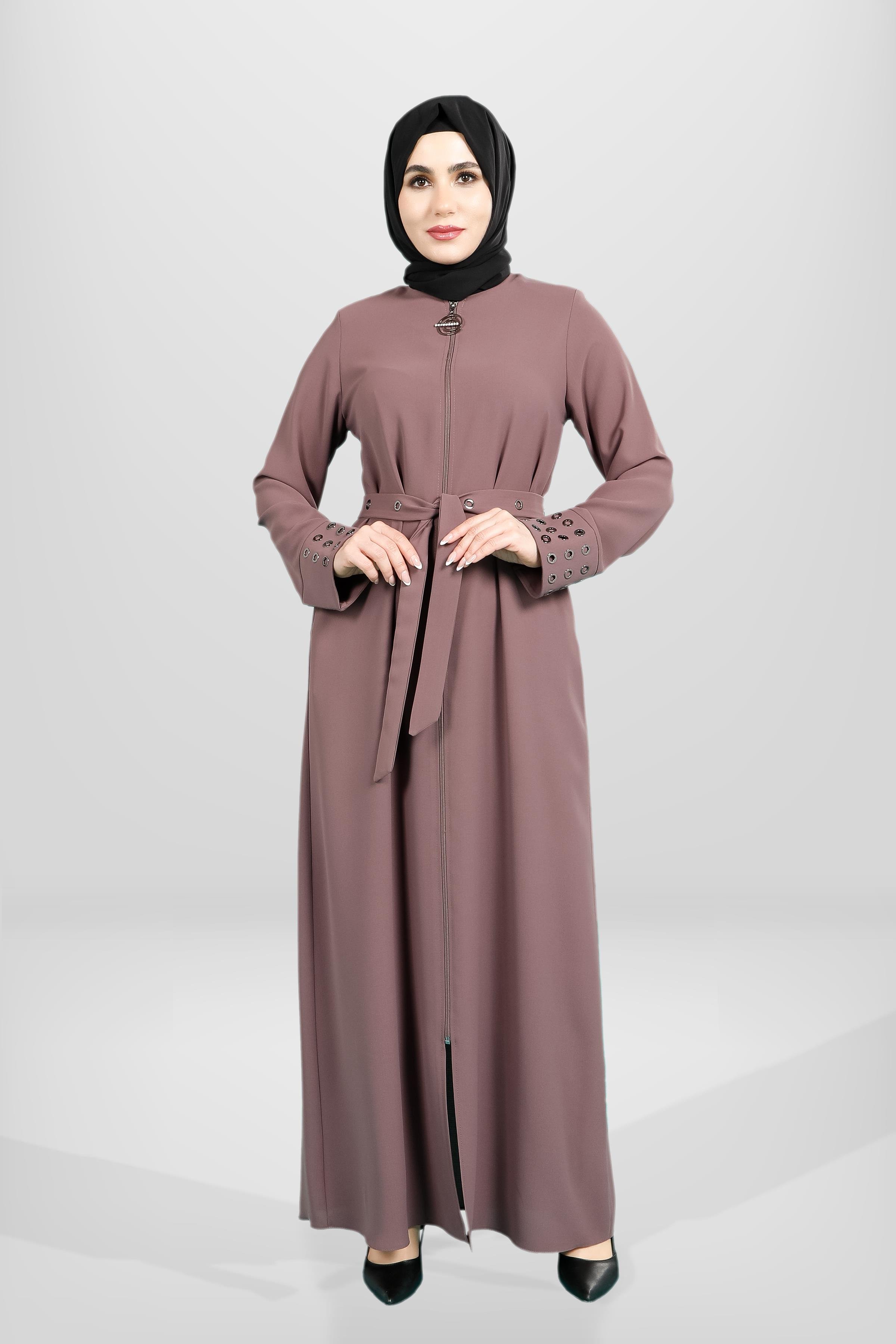 Beyza-3890 FERACE ZIRH KOLLU GÜL KURUSU