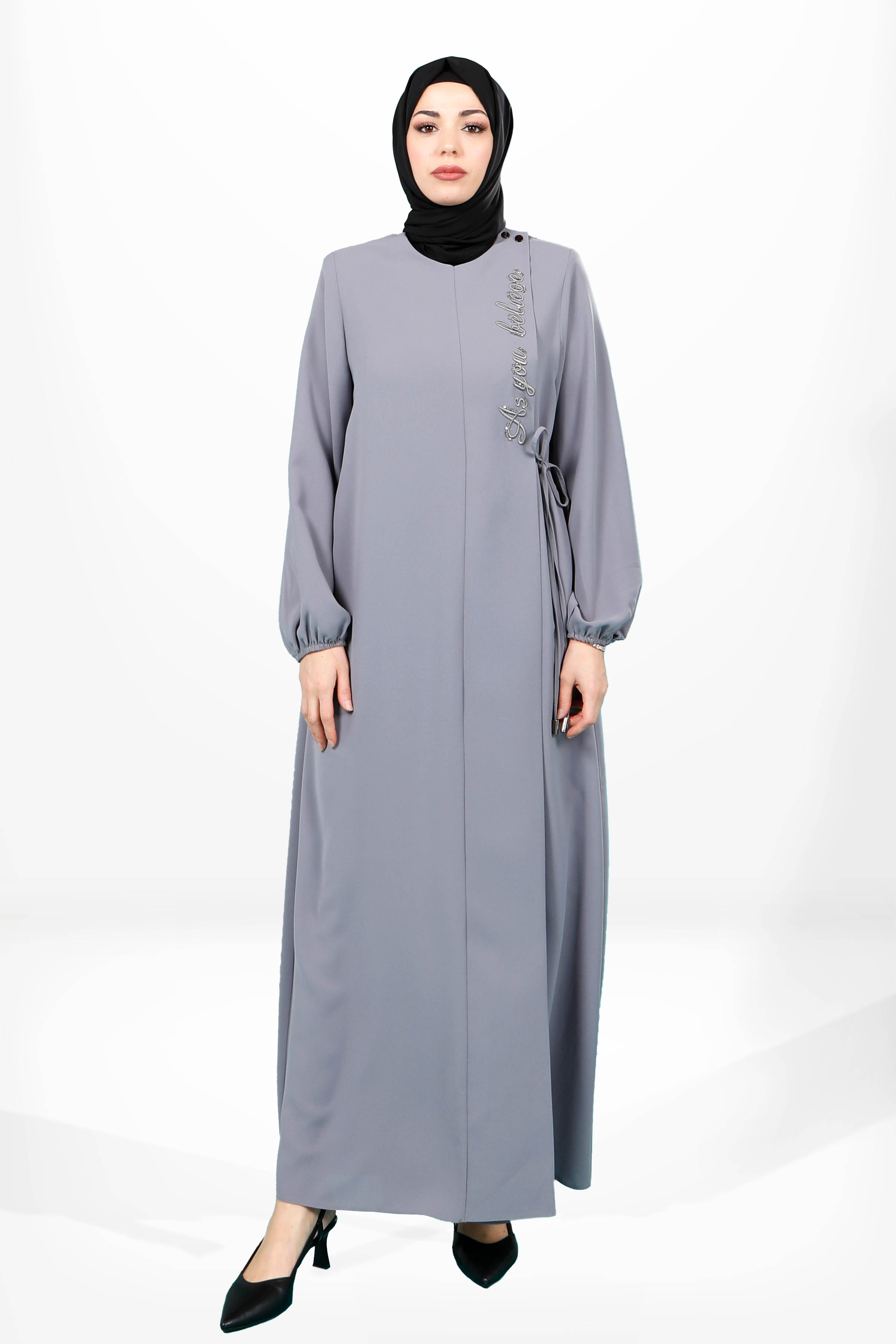 Beyza-3906 FERACE GRİ