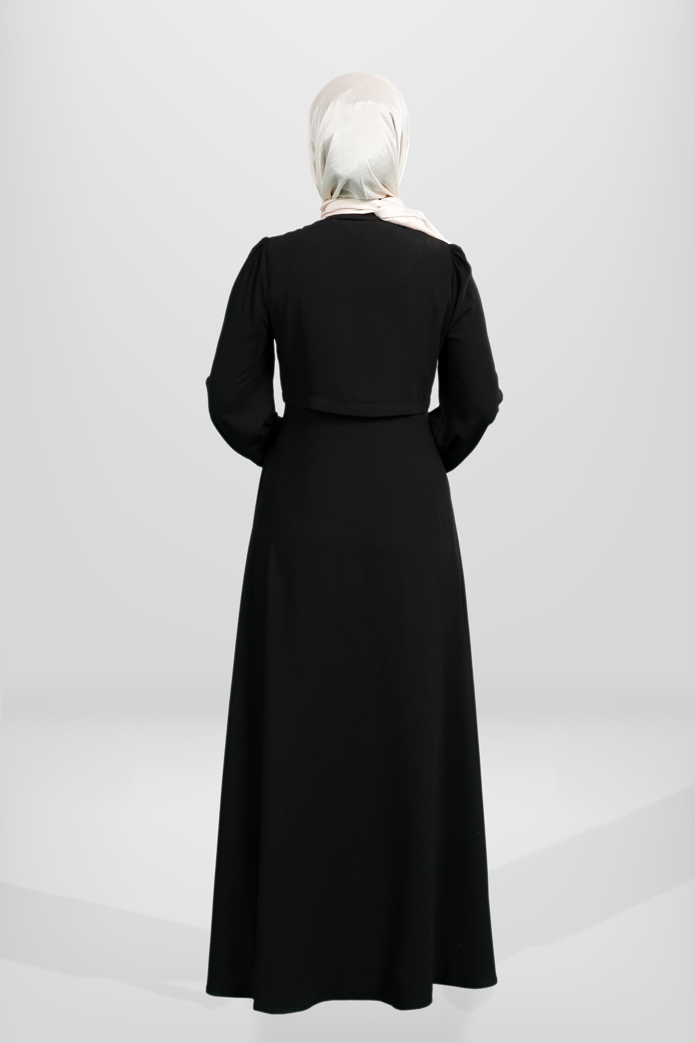 Beyza-3908 FERACE KLOŞ SİYAH