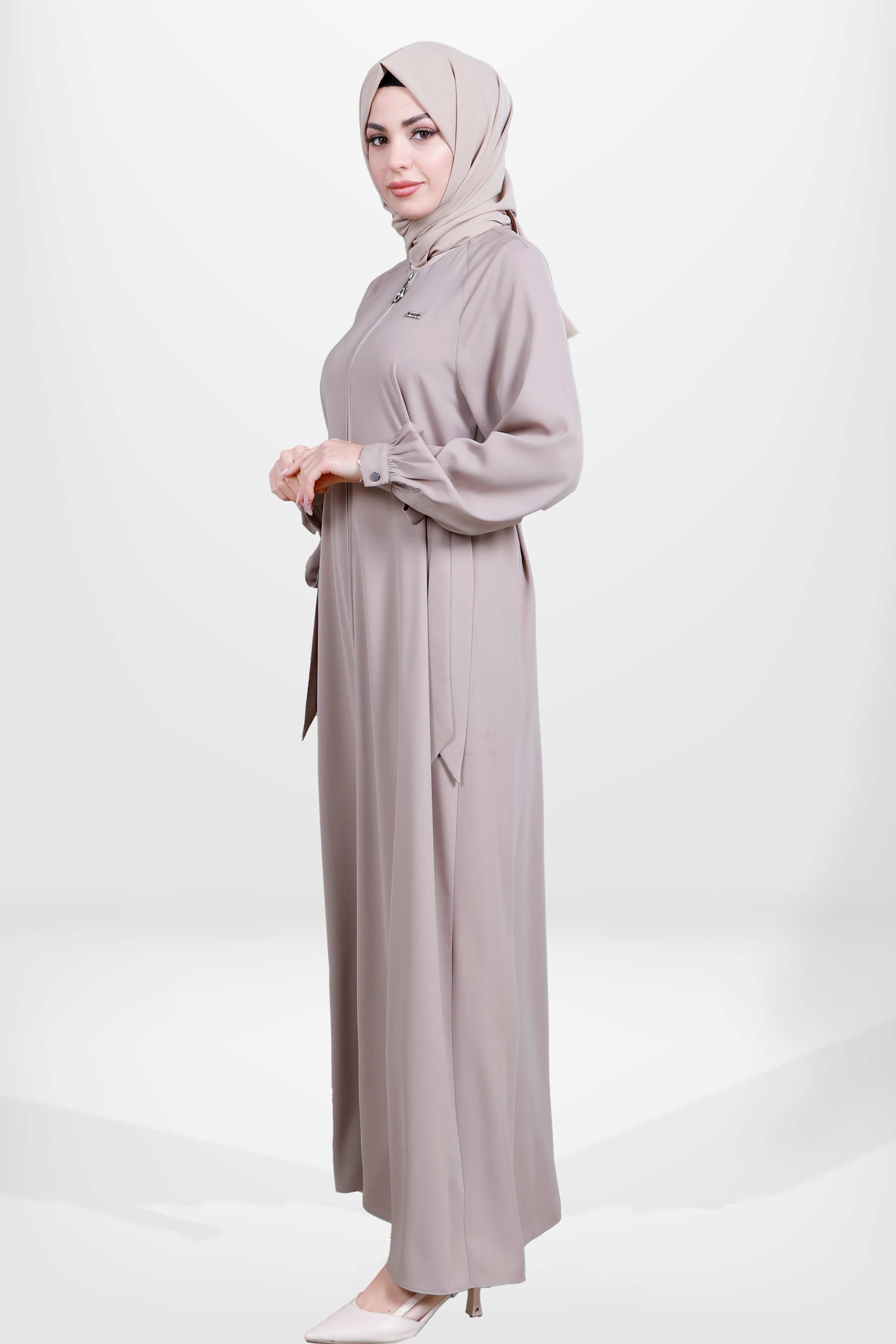 Beyza-3915 FERACE BAĞCIKLI BEJ