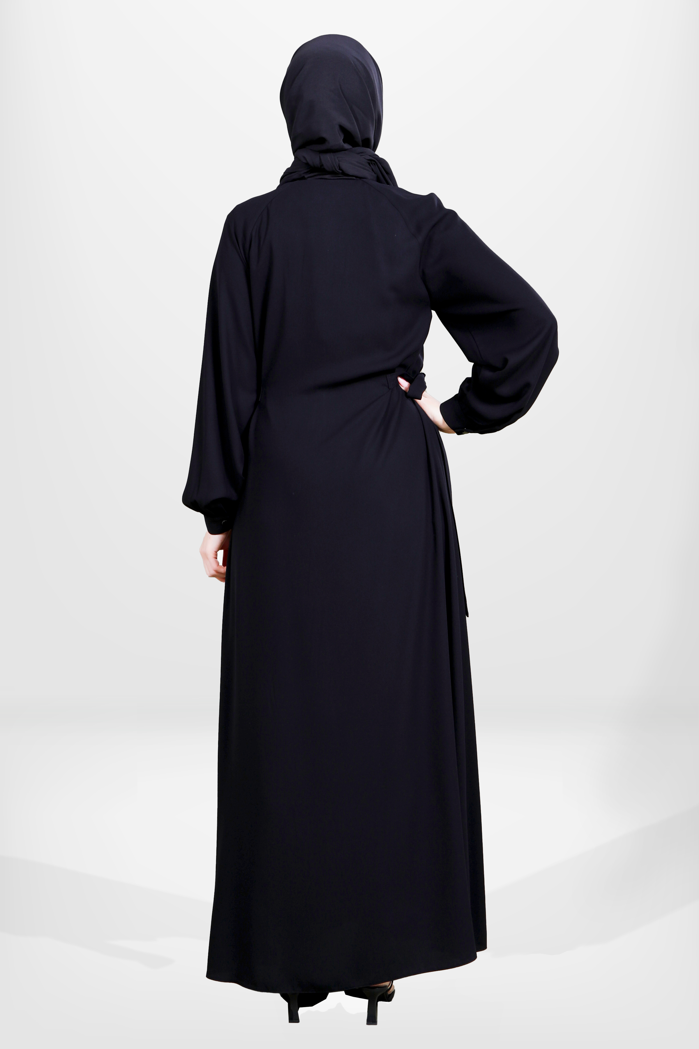 Beyza-3918 FERACE BOLEROLU SİYAH