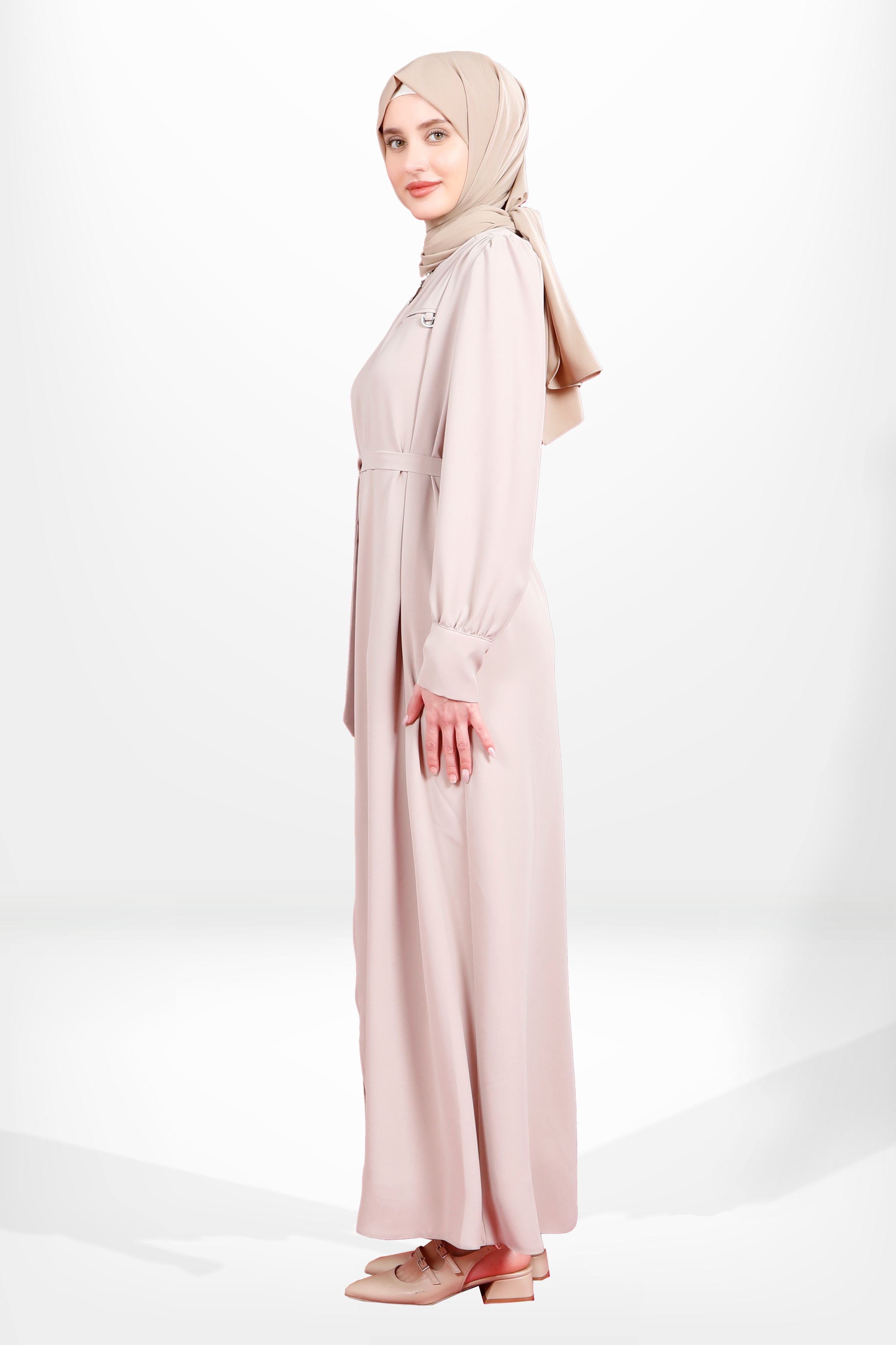 Beyza-3923 FERACE TOKALI BEJ