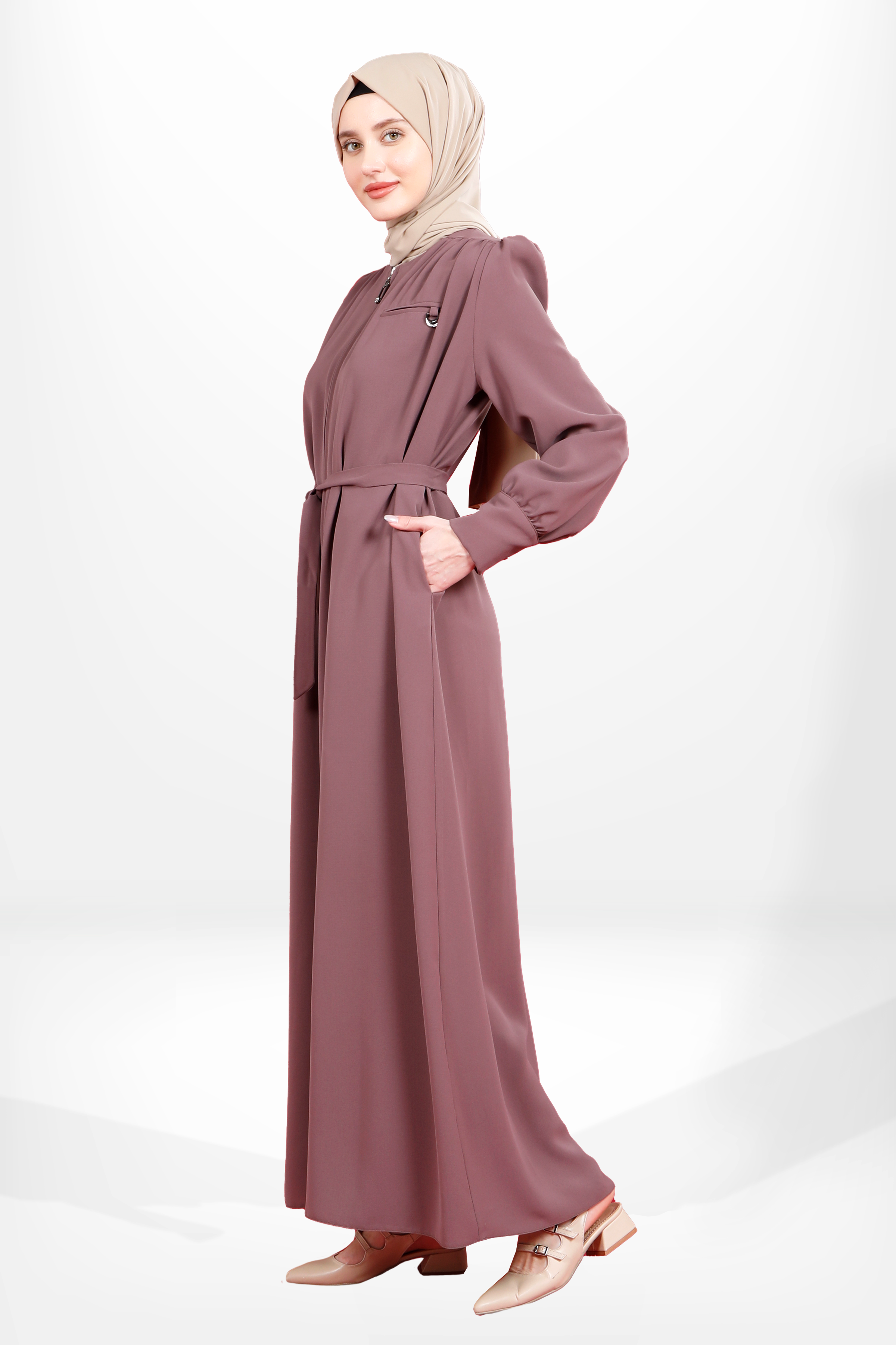 Beyza-3923 FERACE TOKALI GÜL KURUSU