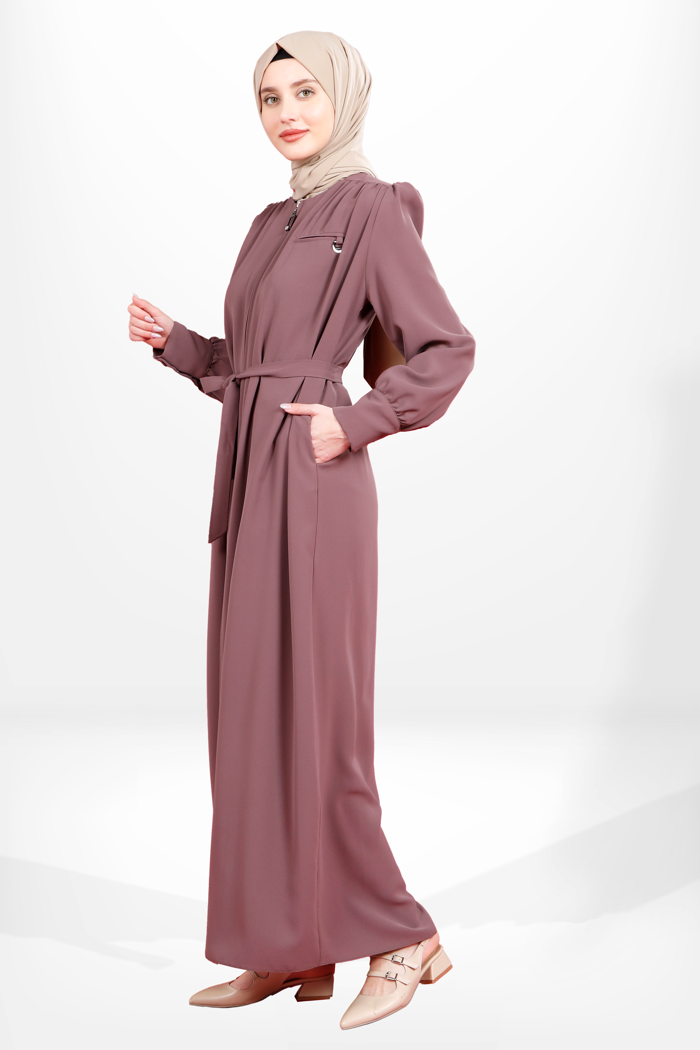 Beyza-3923 FERACE TOKALI GÜL KURUSU