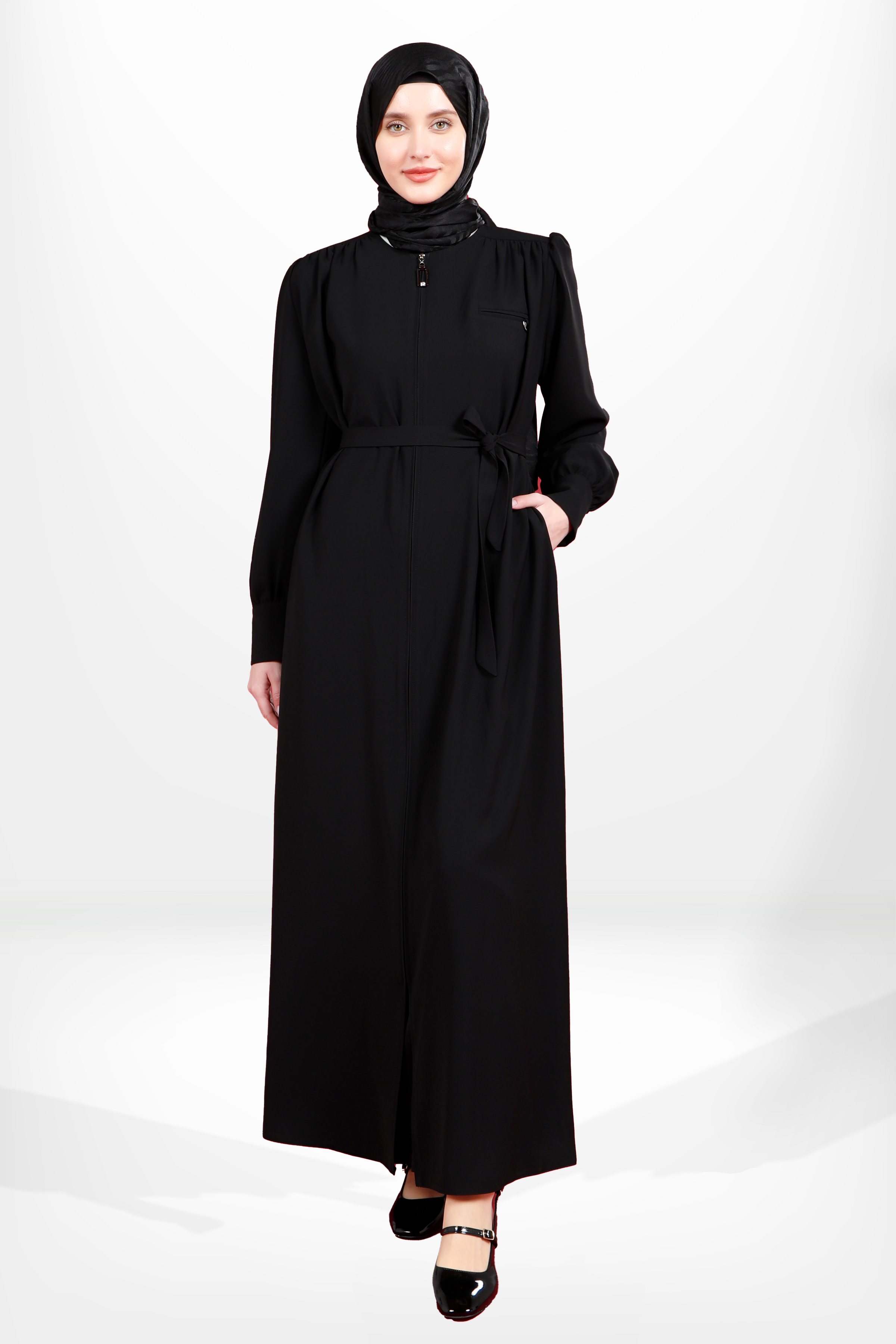 Beyza-3923 FERACE TOKALI SİYAH