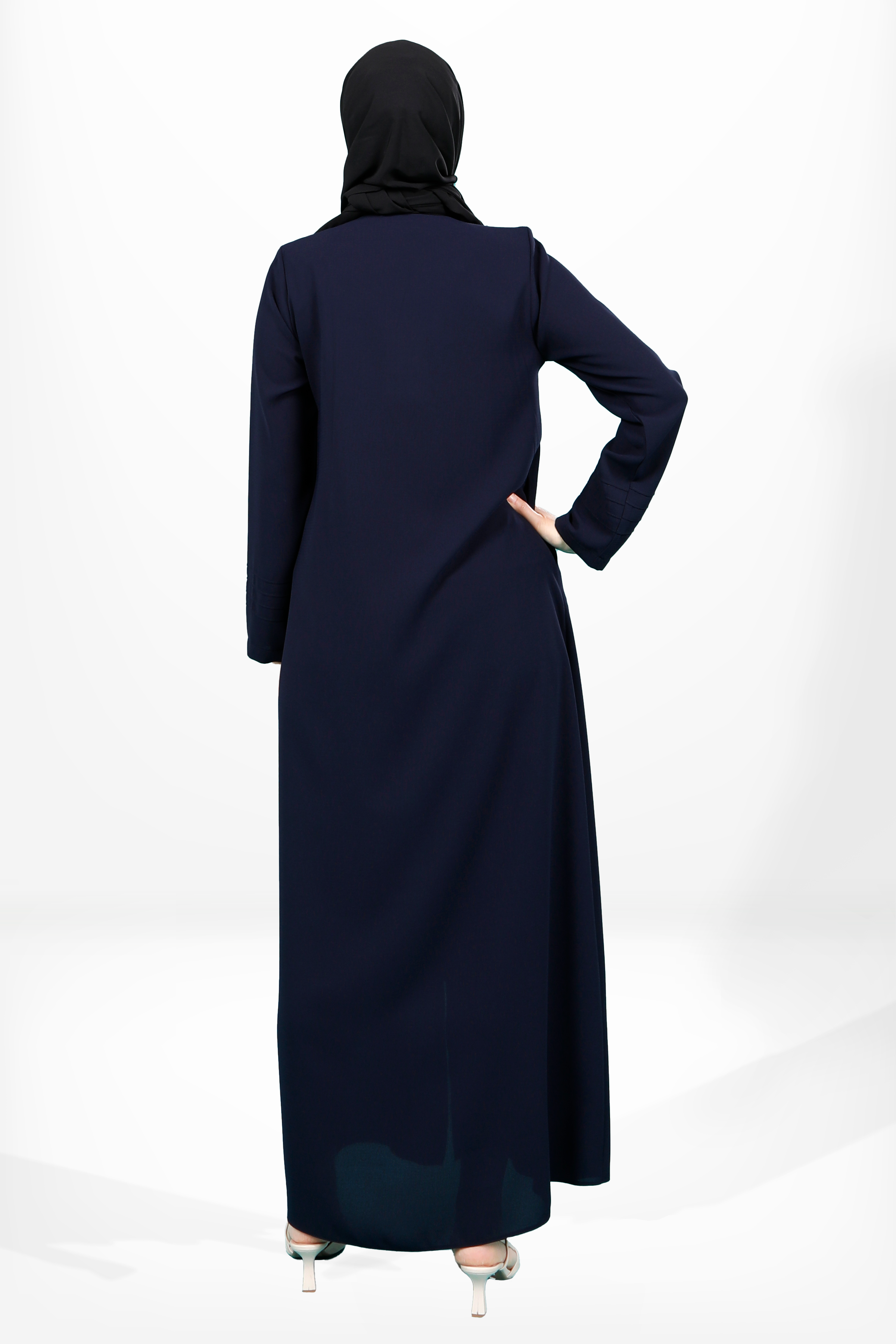 Beyza-3955 FERACE BONCUKLU LACİVERT