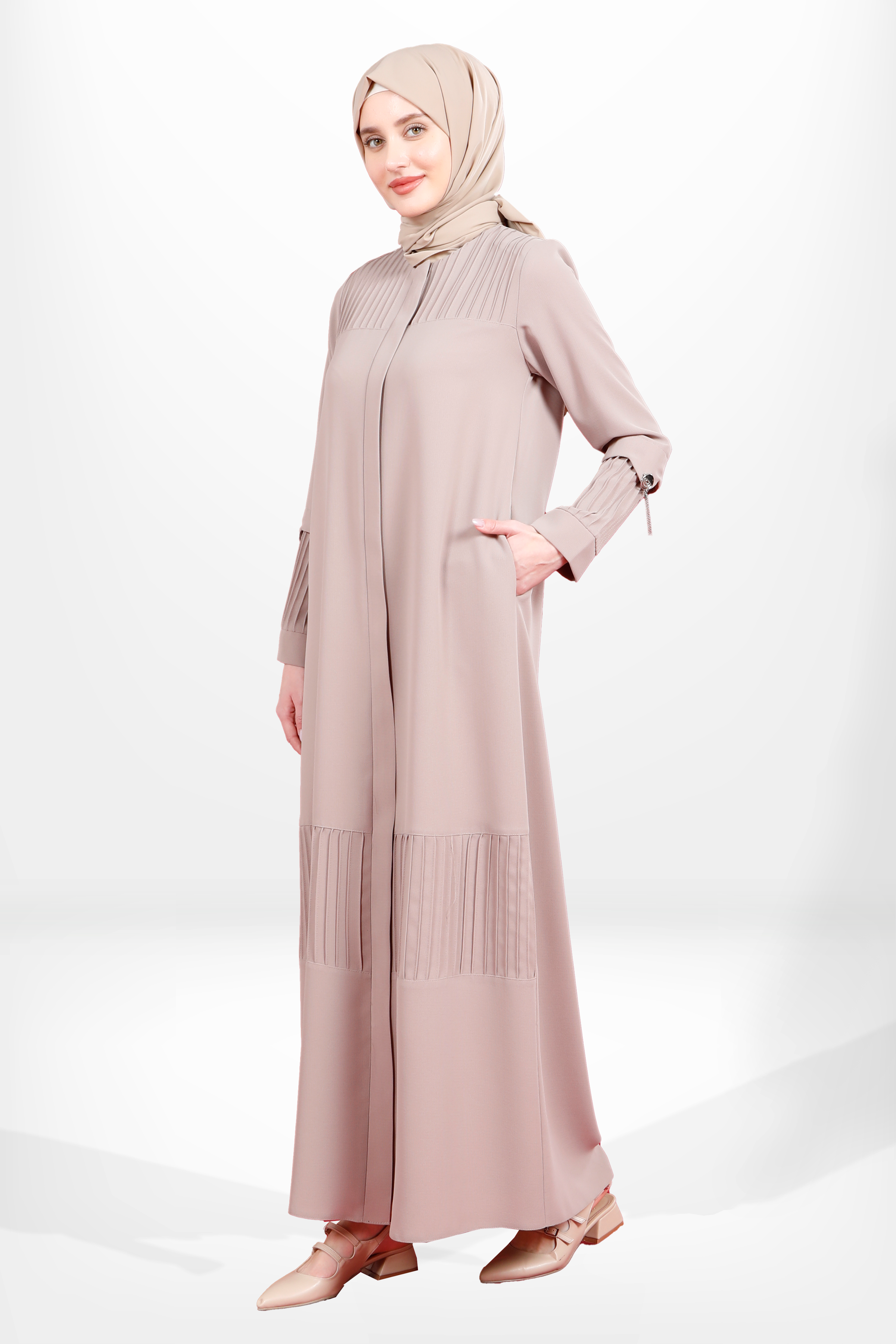 Beyza-3970 FERACE NERVÜRLÜ BEJ