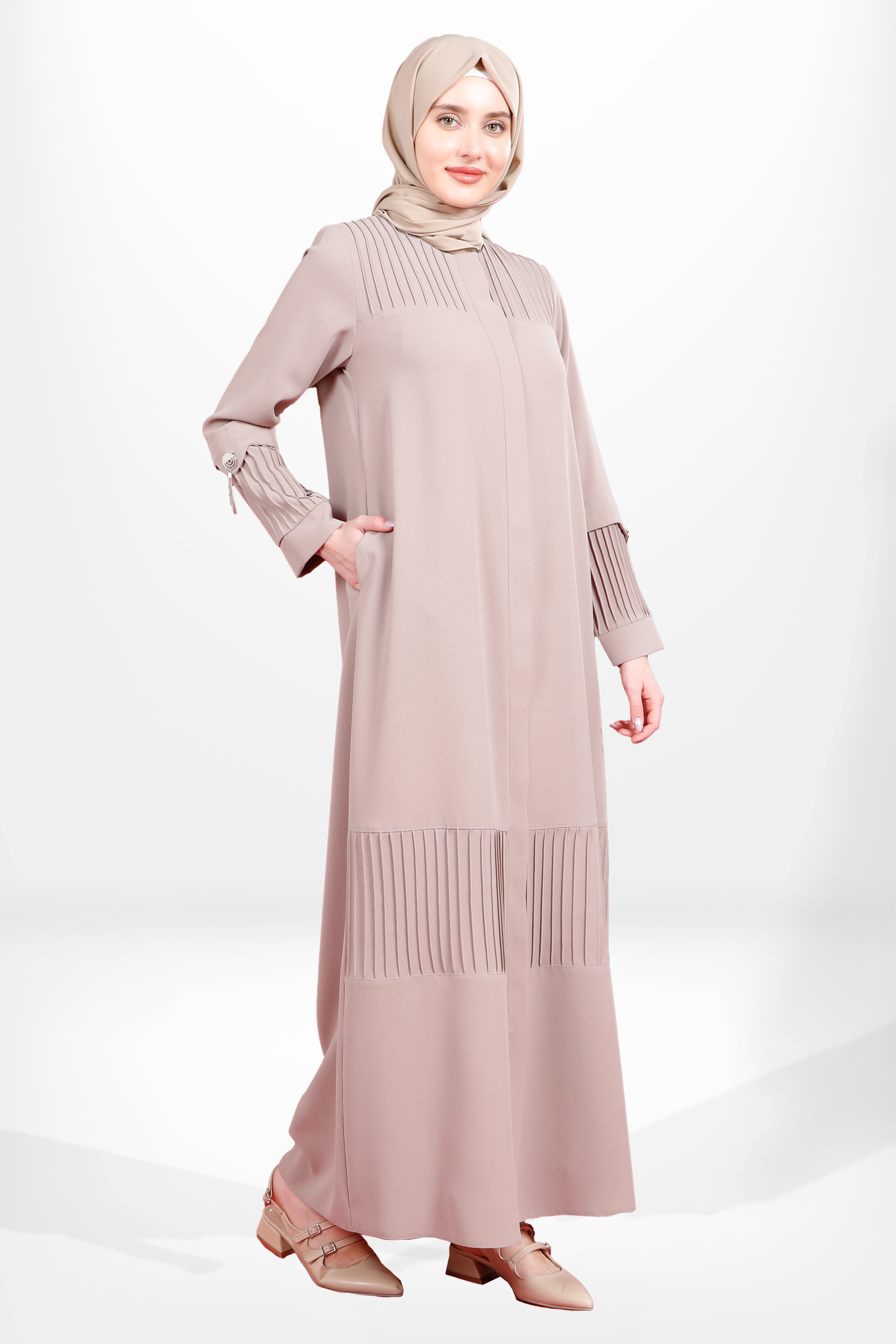 Beyza-3970 FERACE NERVÜRLÜ BEJ