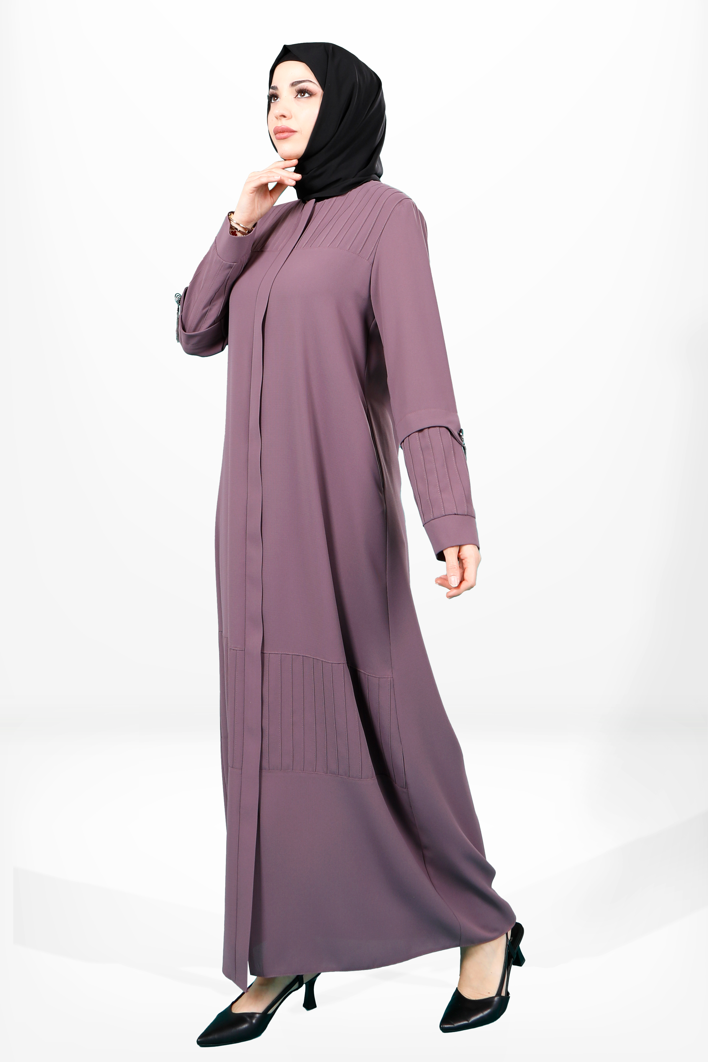 Beyza-3970 FERACE NERVÜRLÜ GÜL KURUSU