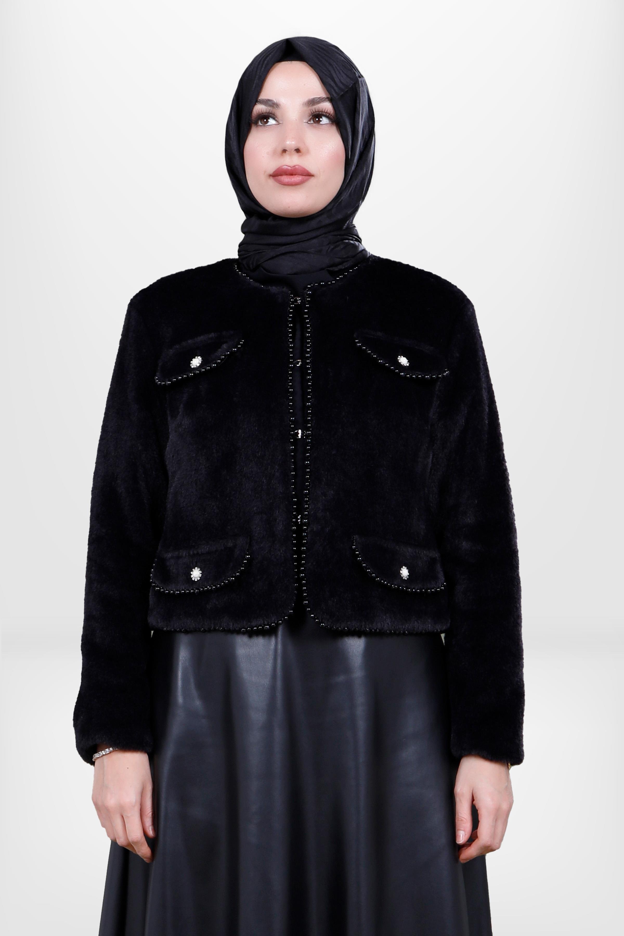 Beyza-4092 CEKET SİYAH